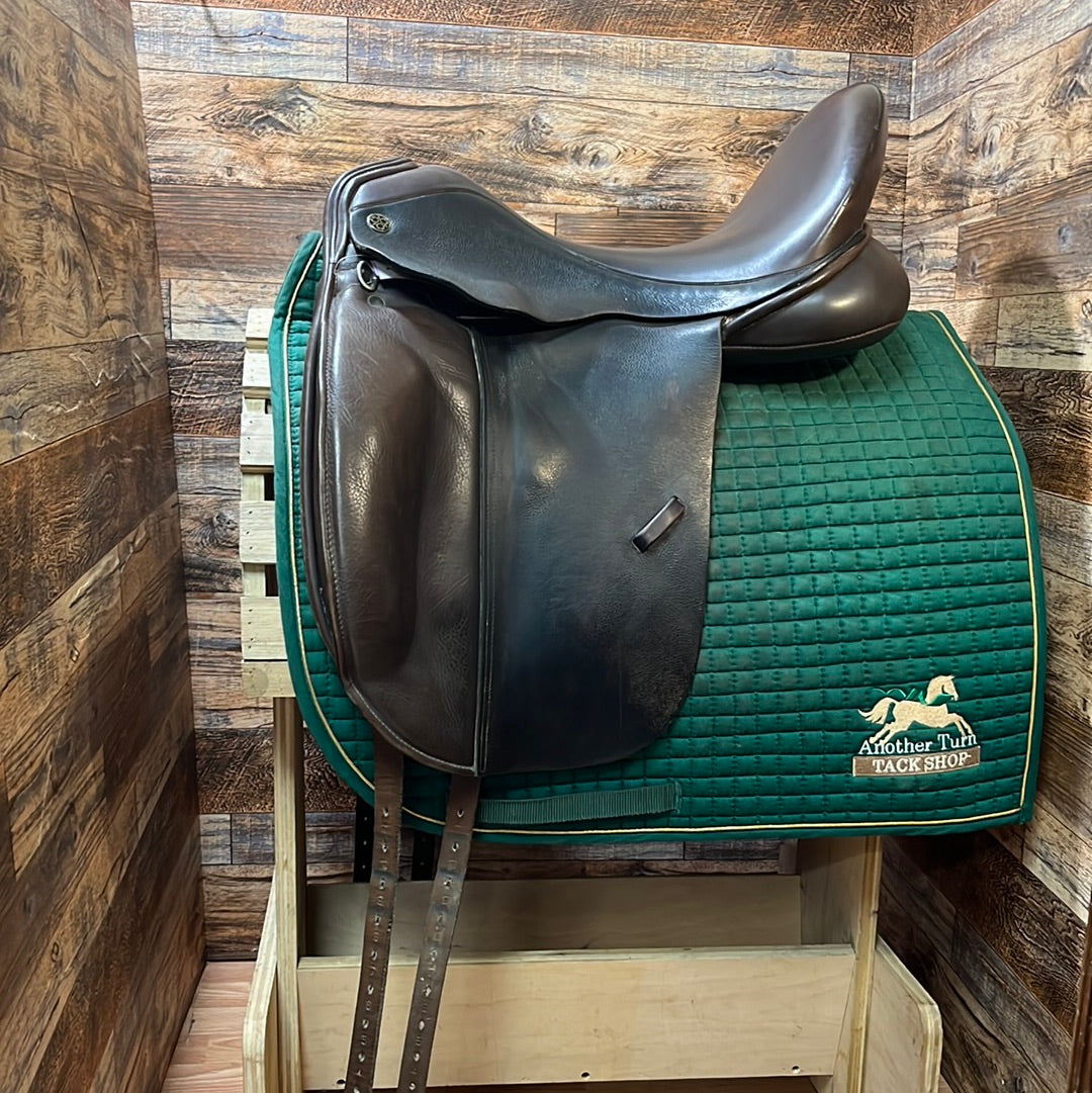 18" Trilogy Verago Elite Brown Dressage Saddle