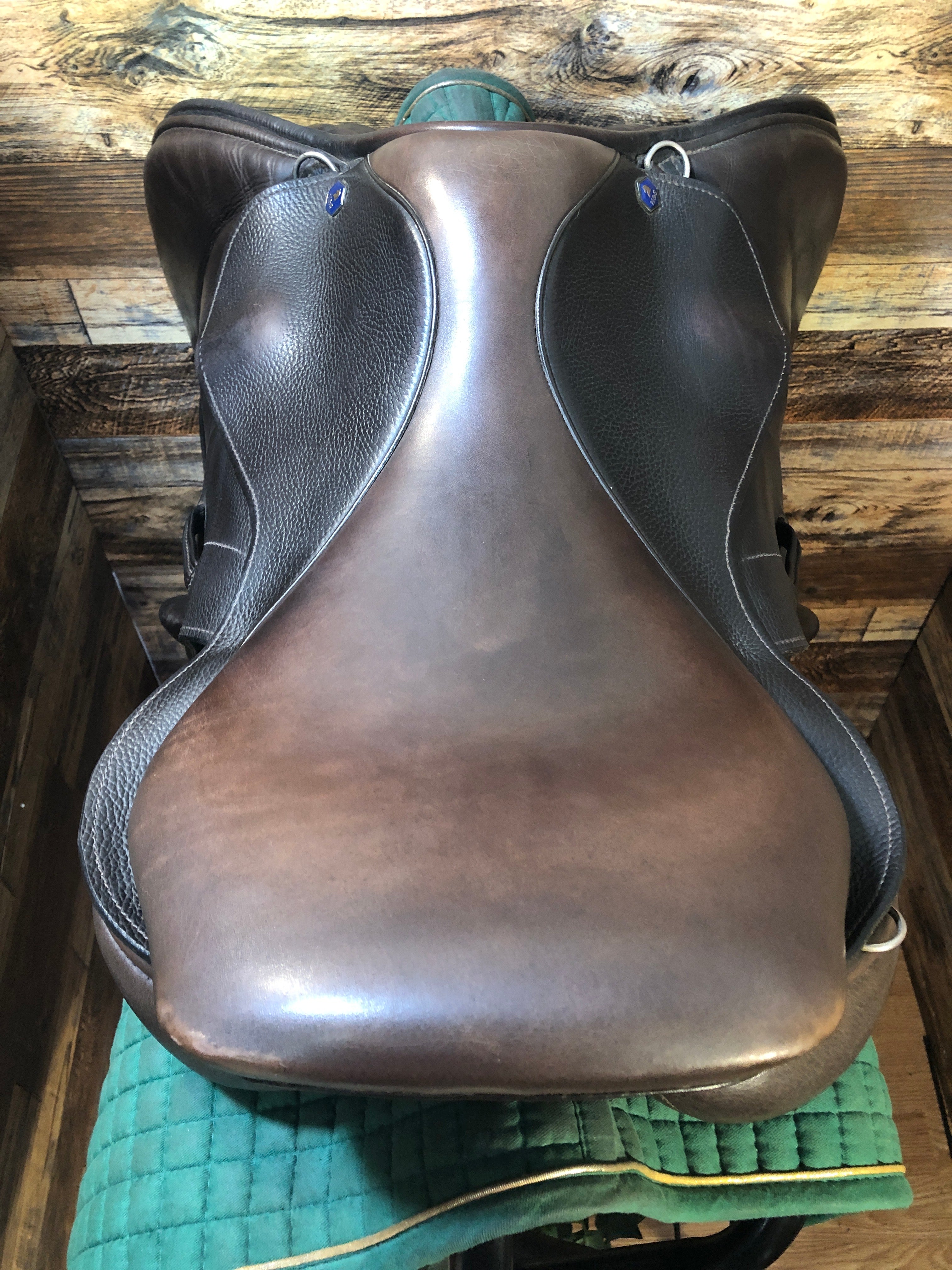 18" Hastilow Monoflap Jump Saddle