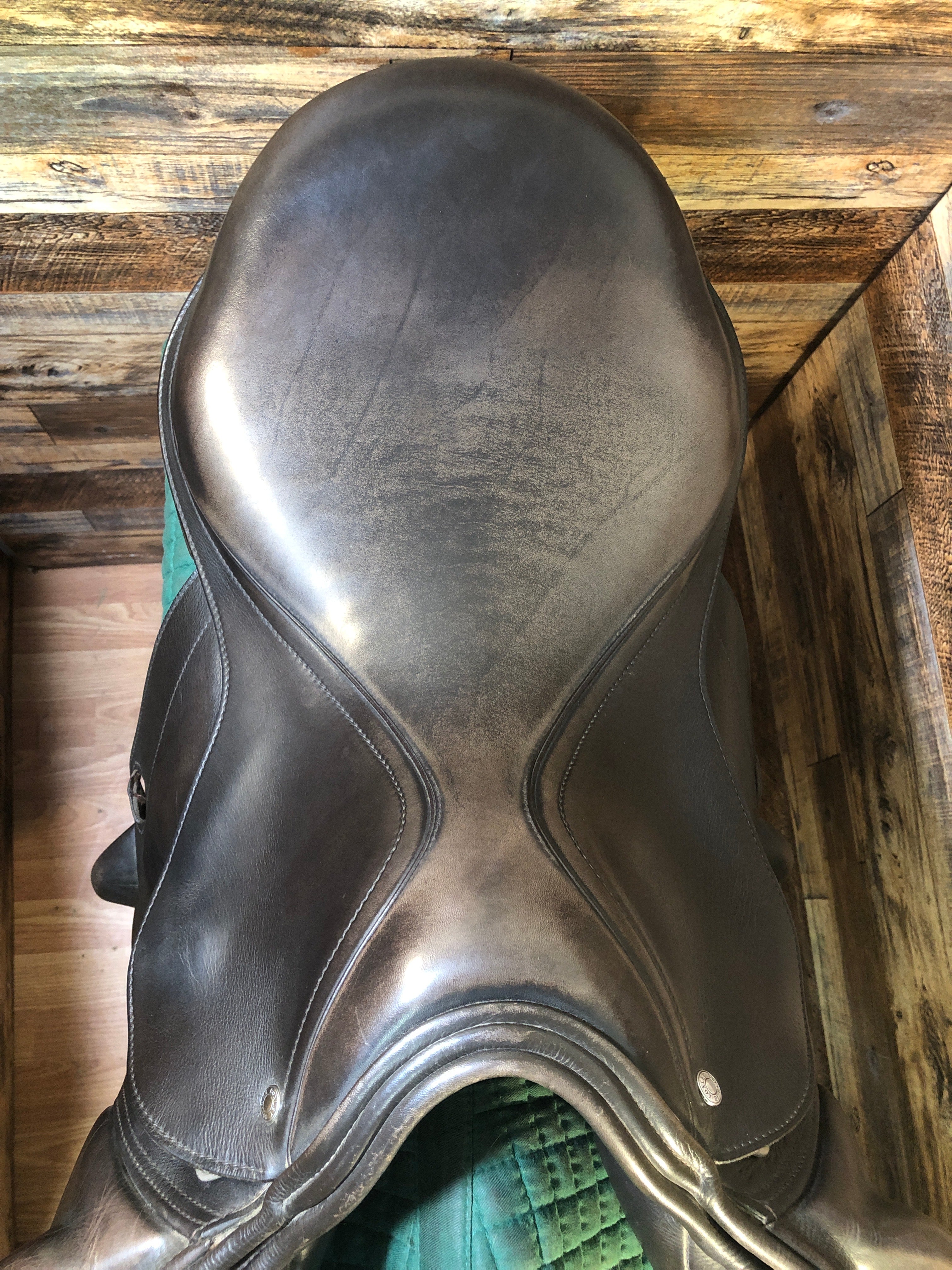 17.5" Loxley By Bliss Monoflap Jump Saddle
