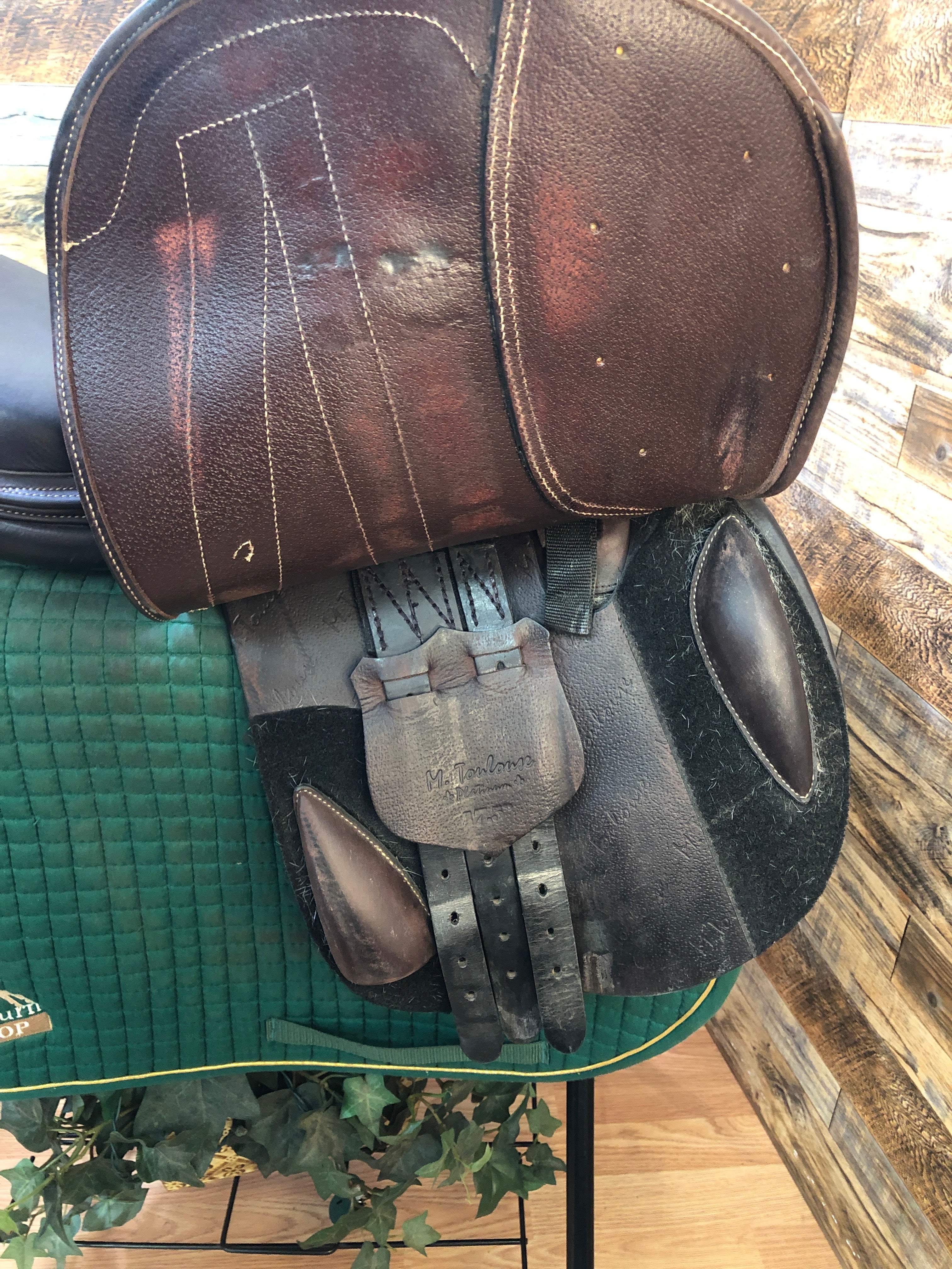 17.5" M Toulouse Brittany Platinum Genesis Saddle