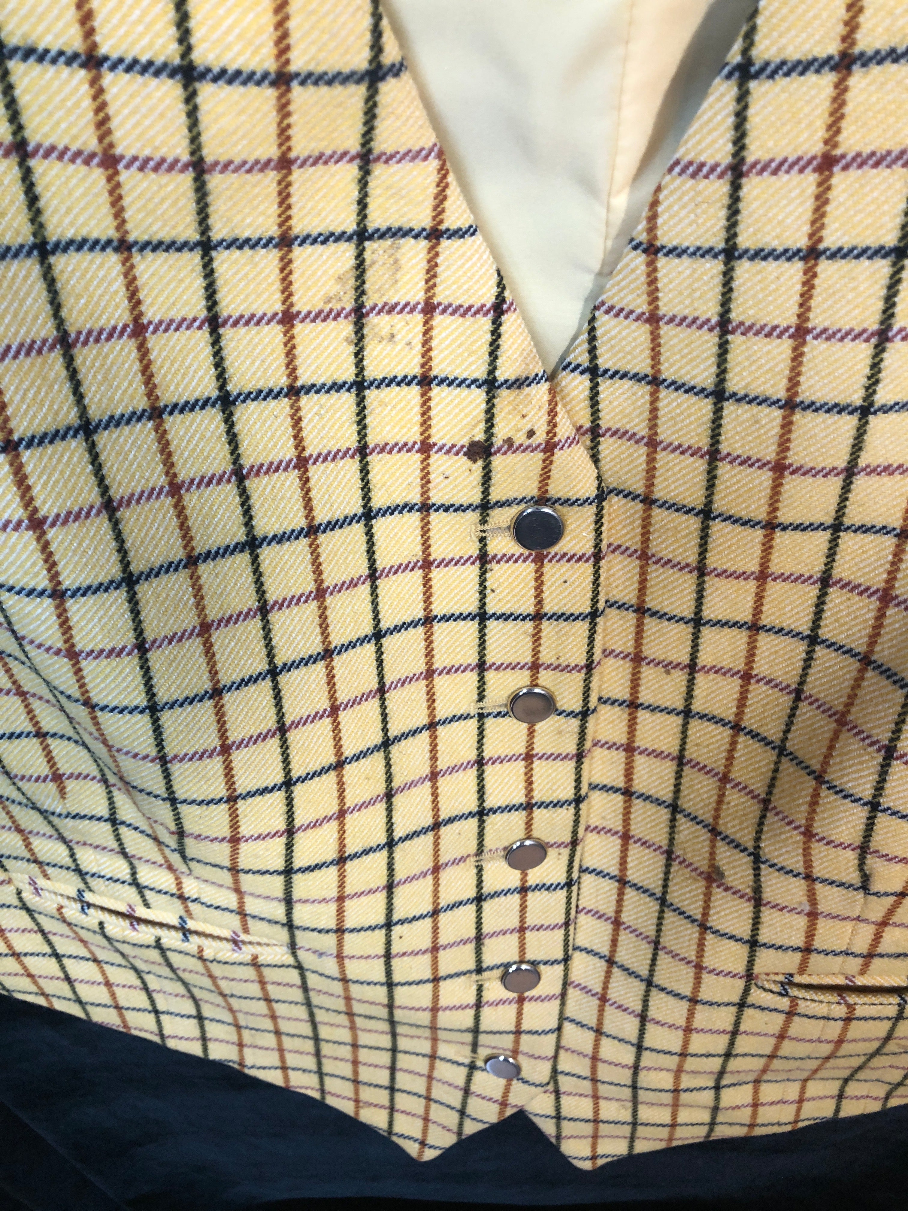 Alexander James tattersal vest