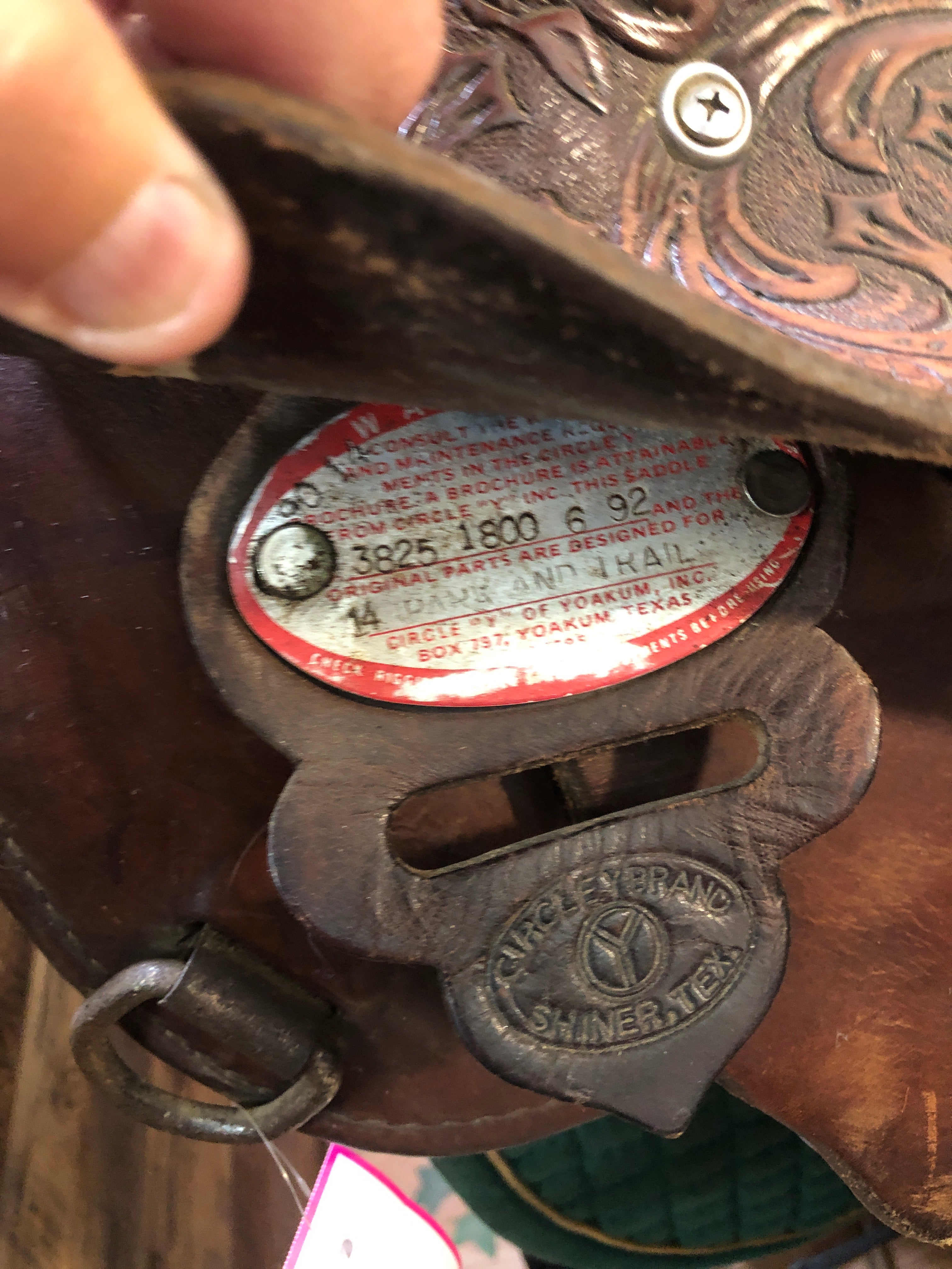 18" Circle Y Proven Winner Saddle