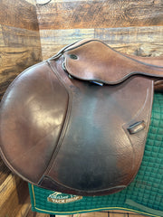 16.5" M. Toulouse CC Saddle - stamped Med/ 6"/13