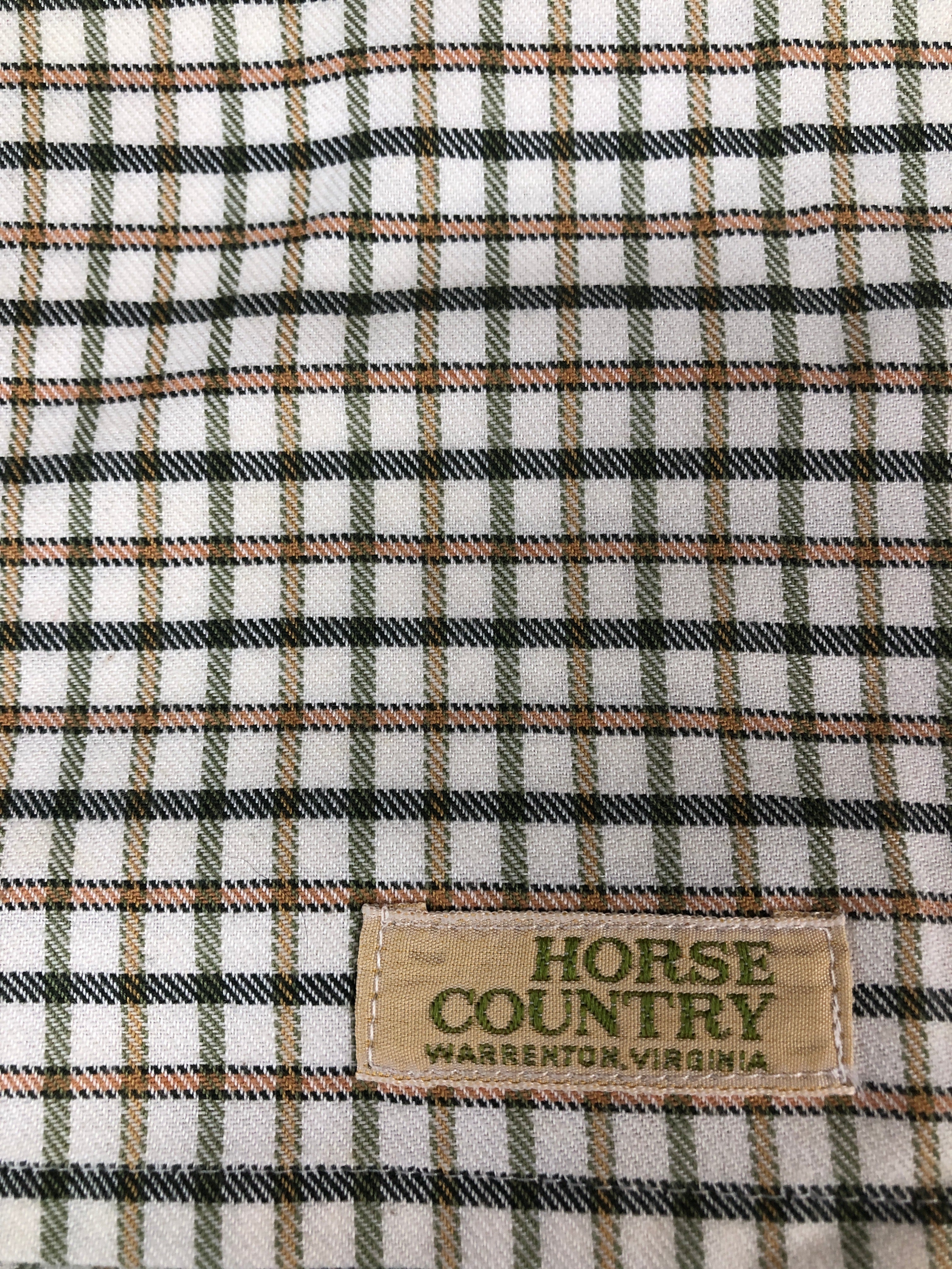 Horse Country Stock Tie Plaid