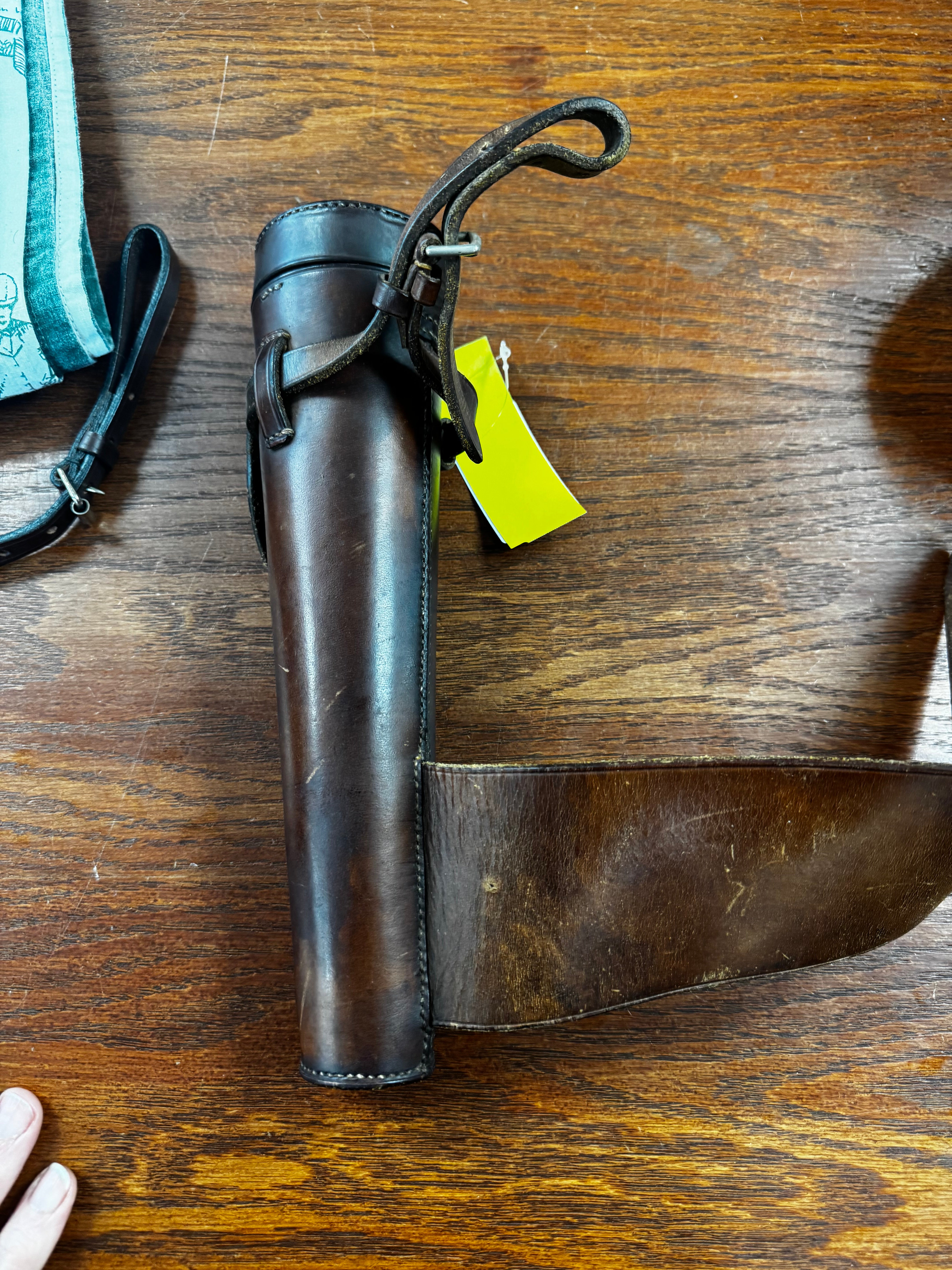 Gentleman's Flask and Leather Case