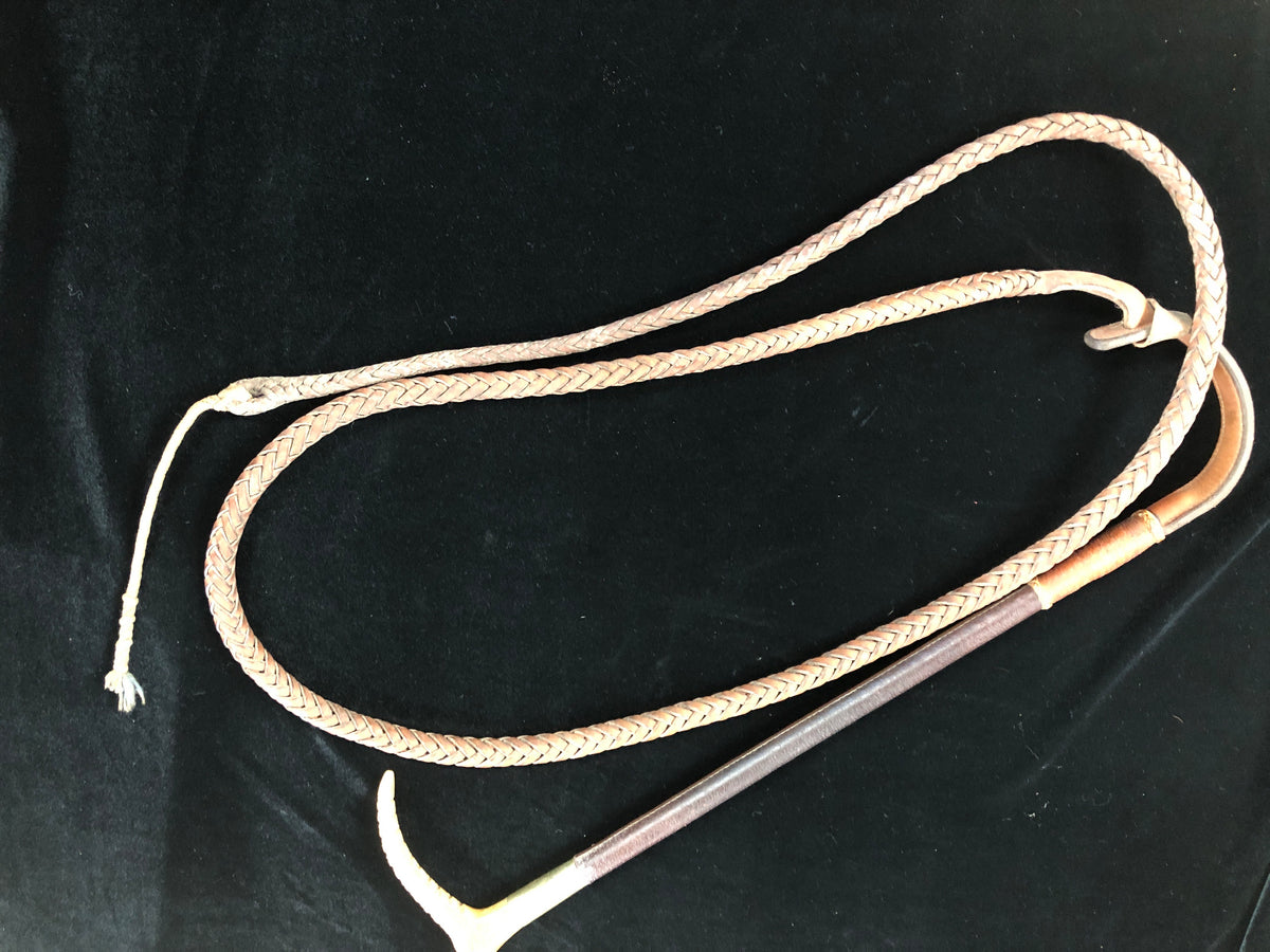 Bone Handle Hunting Whip