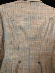 Shires Tweed Coat Green Plaid