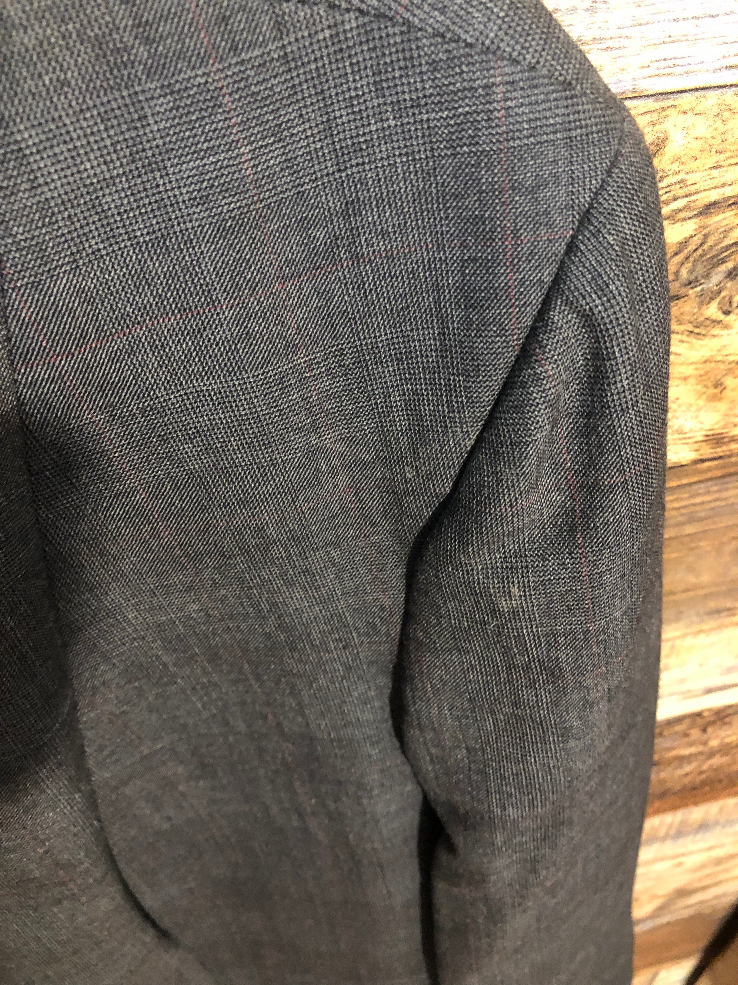 Gray Windowpane Heytrop hacking jacket