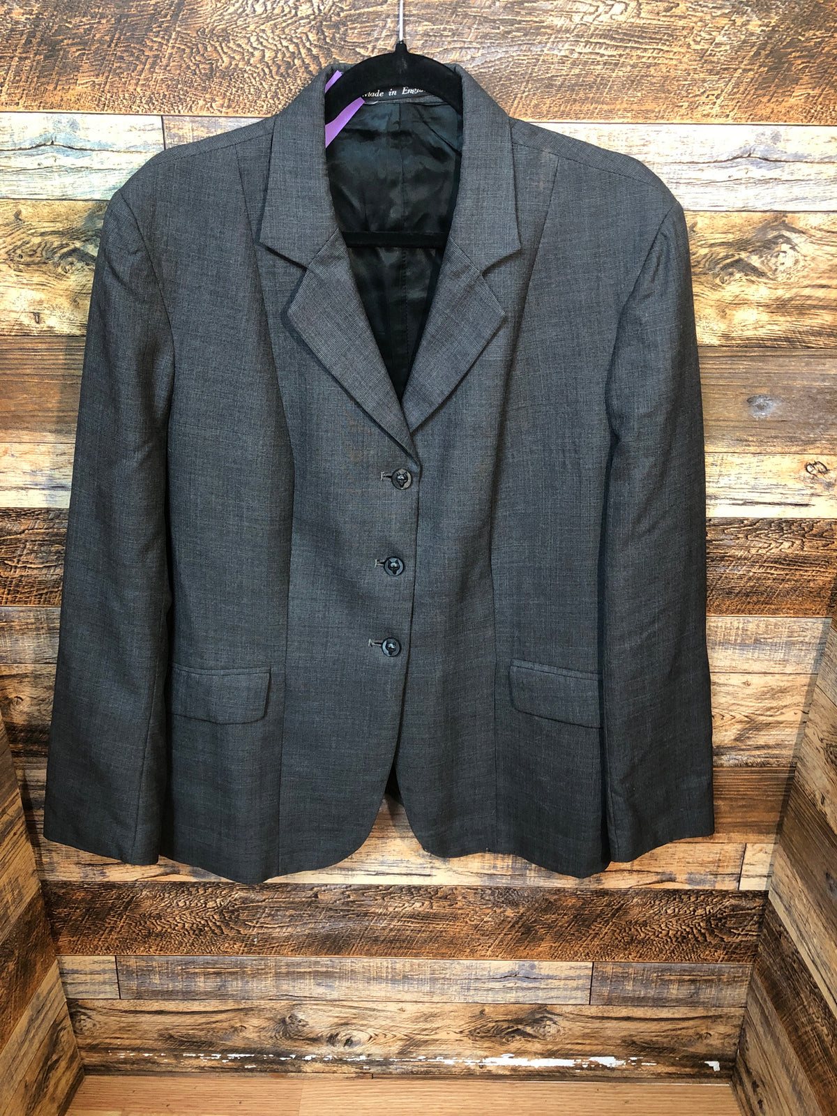Gray Windowpane Heytrop hacking jacket