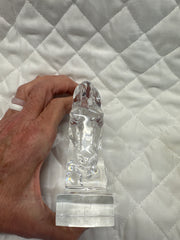Stuben Glass Horse Head