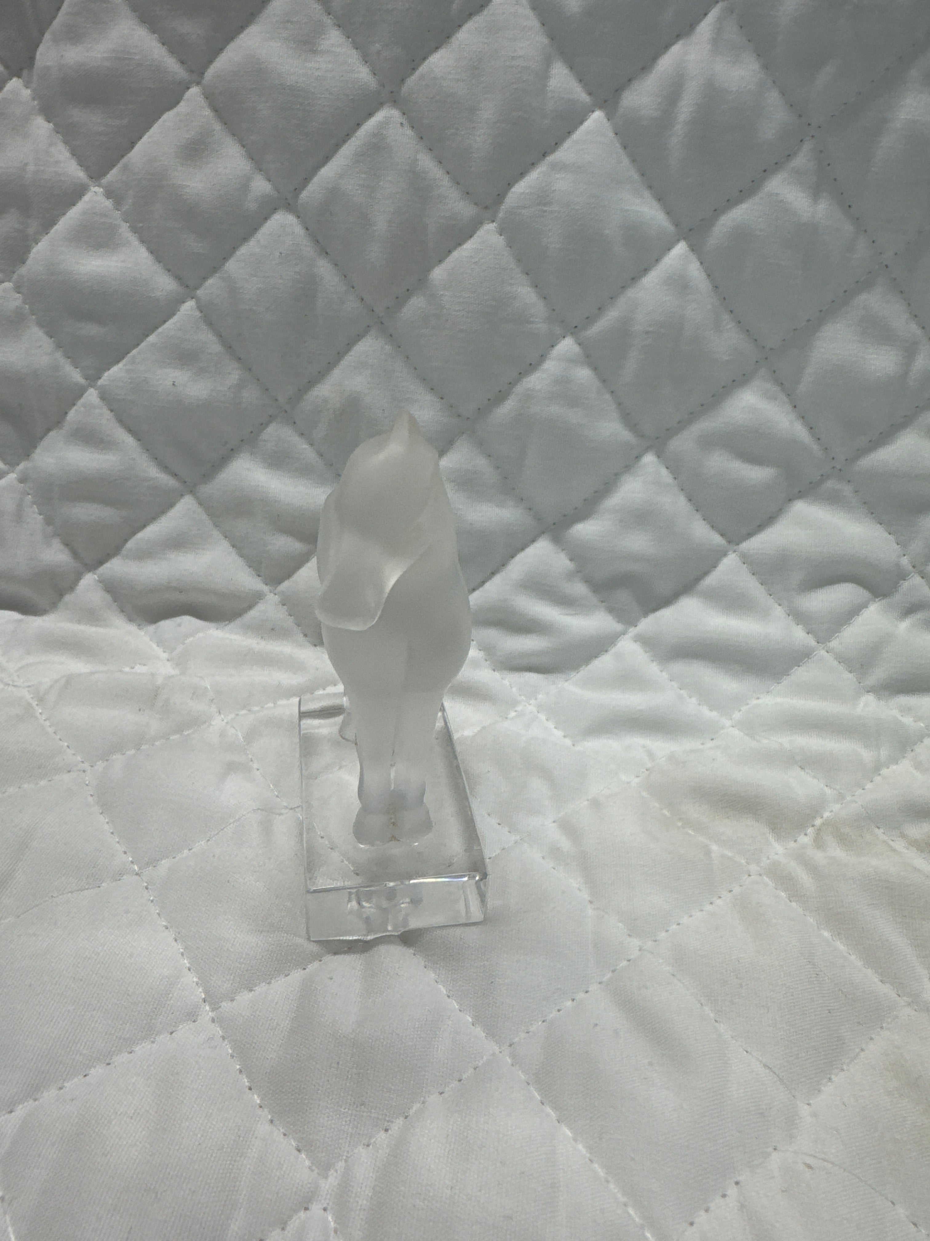 Lalique Glass Horse Figurine- Small