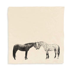 Kissing Horse Tea Towel