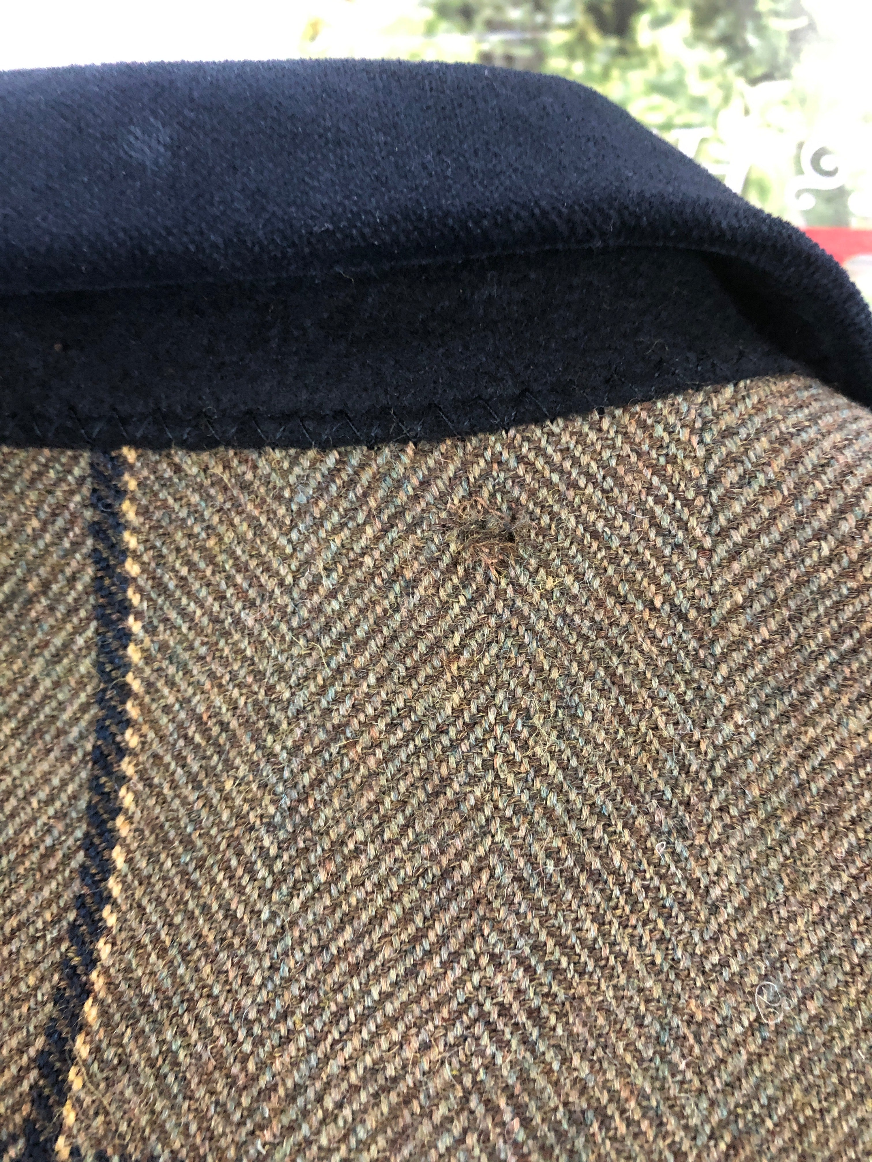Equetech Ladies Hacking Jacket Olive Plaid