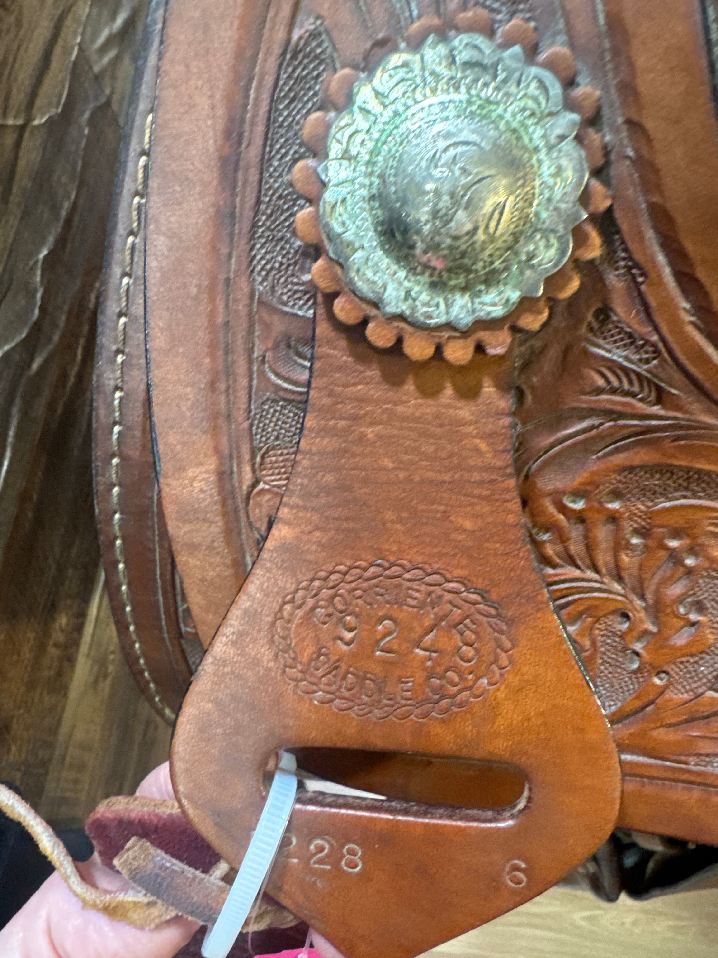 17" Corriente Western Trail Saddle 6' gullette 9248 52286