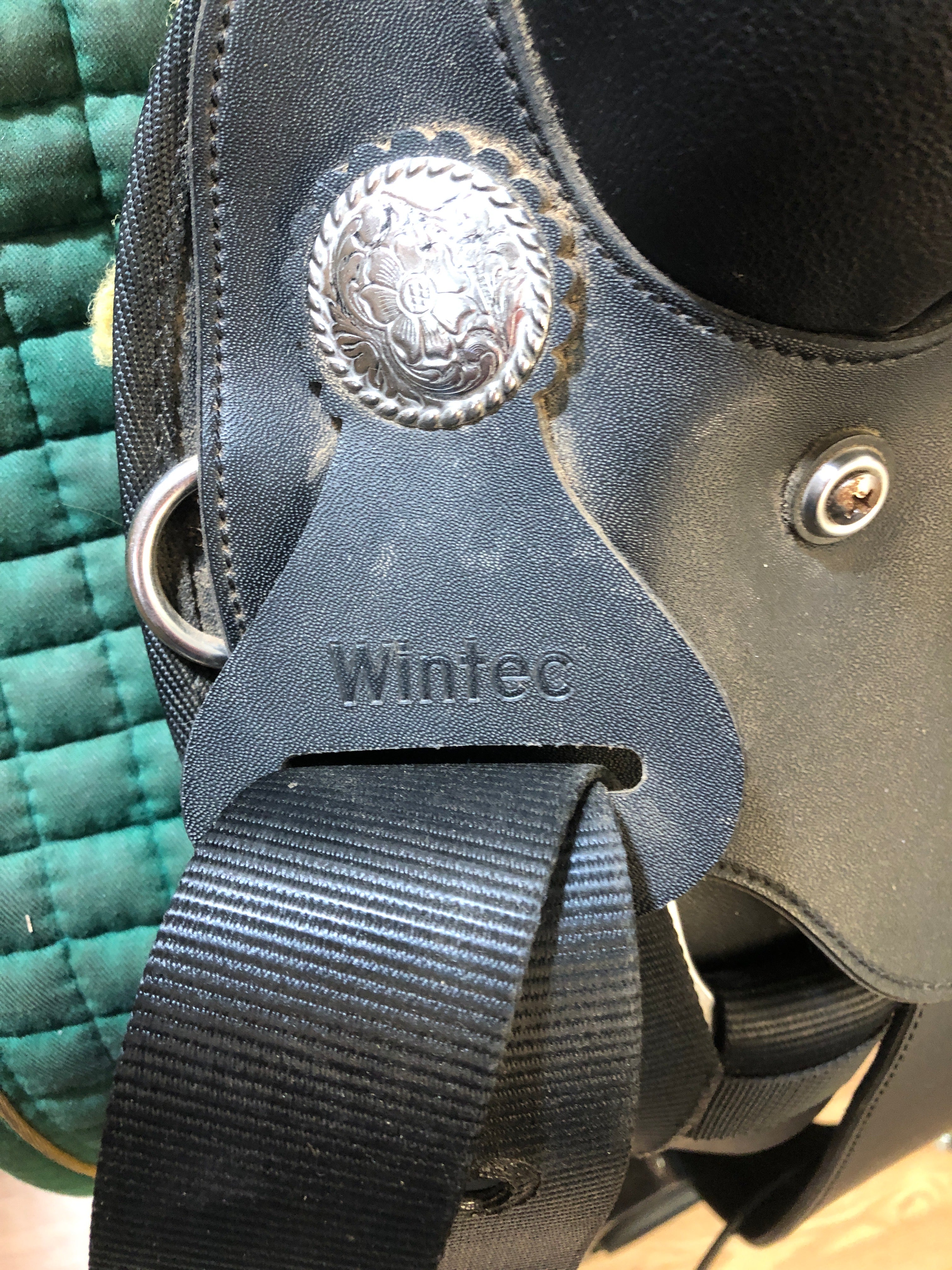16" Wintec Western Saddle - patch in seat