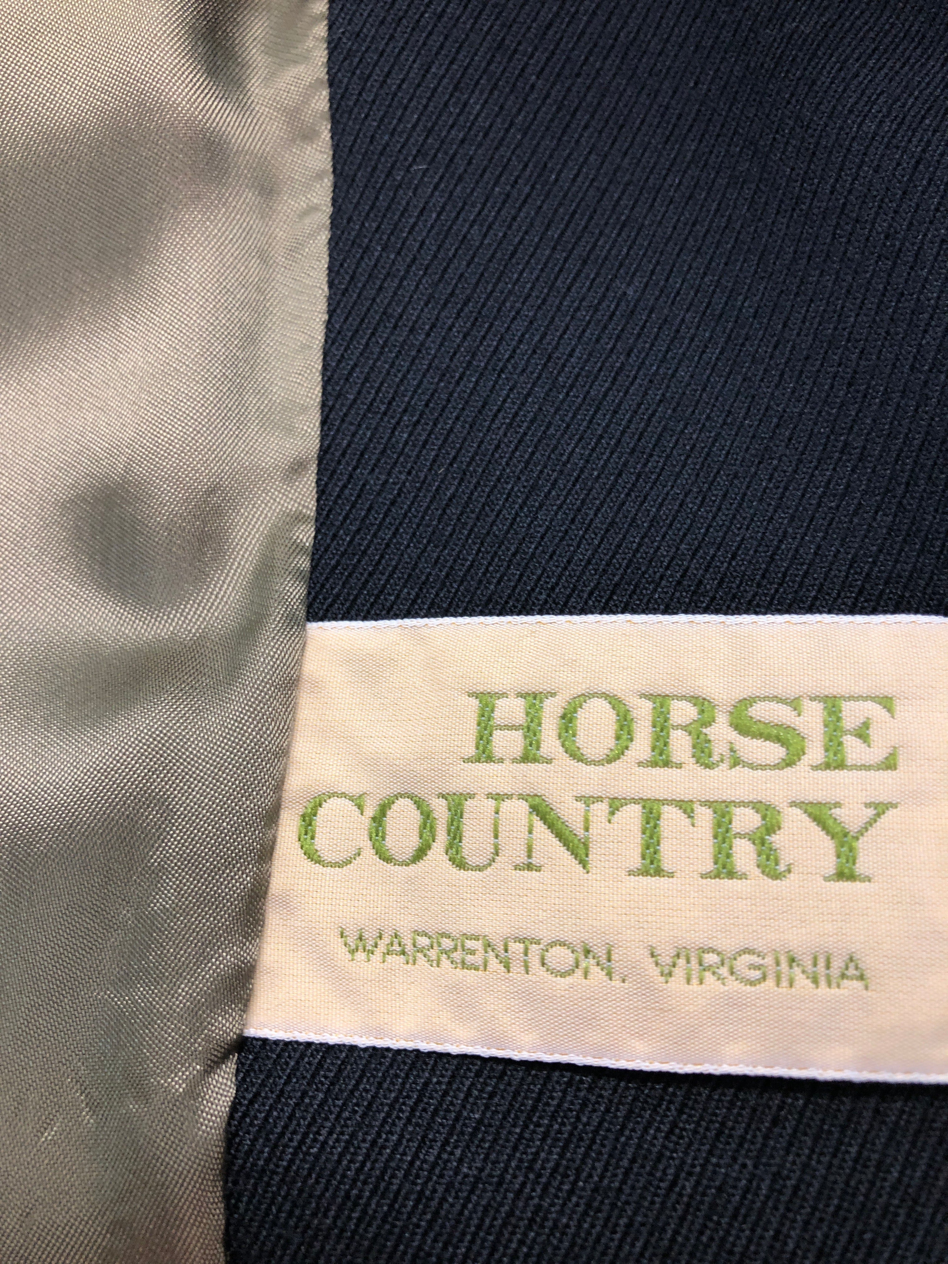 Horse Country Wool Melton Black