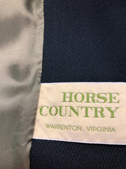 Horse Country Wool Melton Black