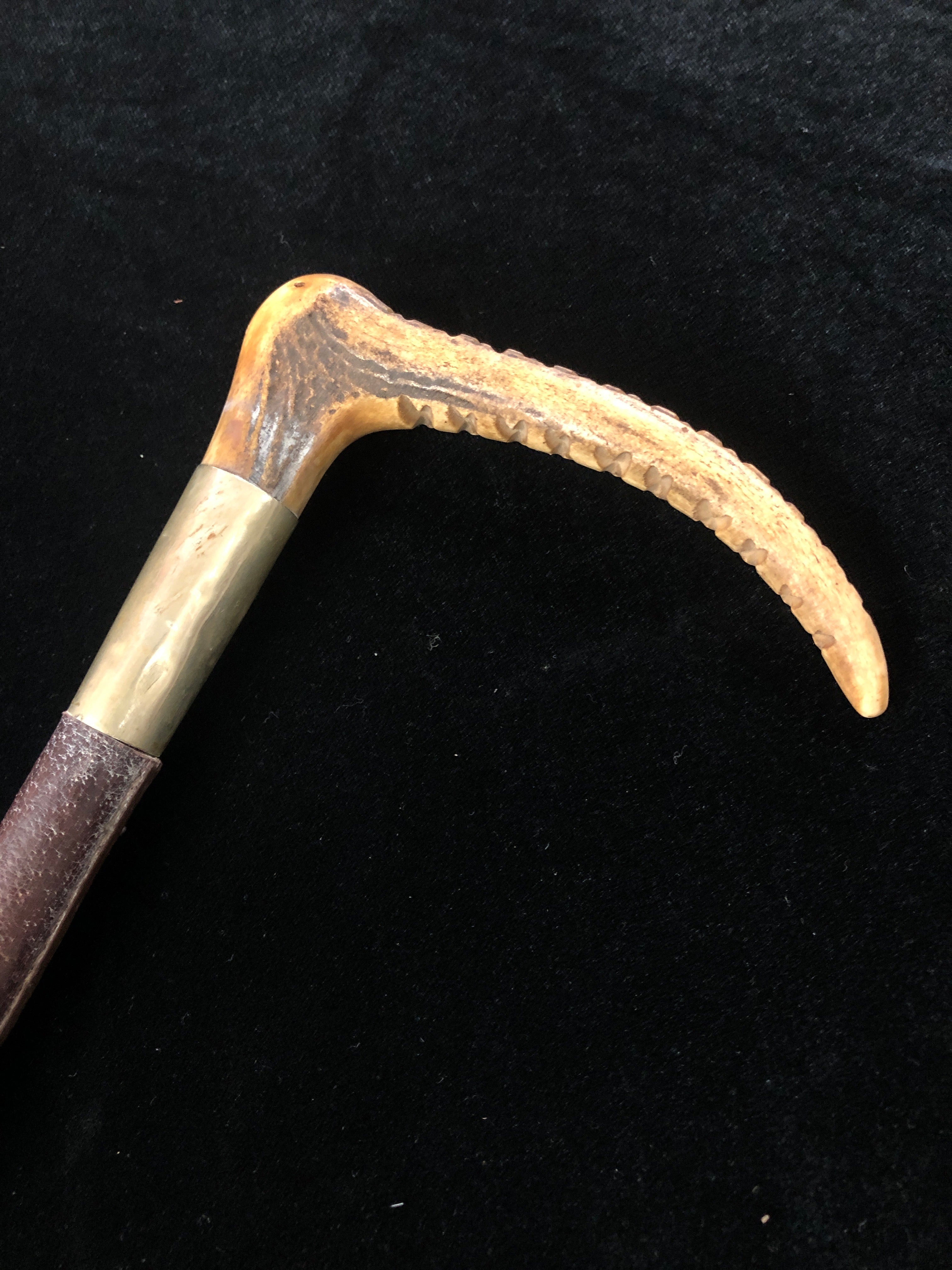 Bone Handle Hunting Whip