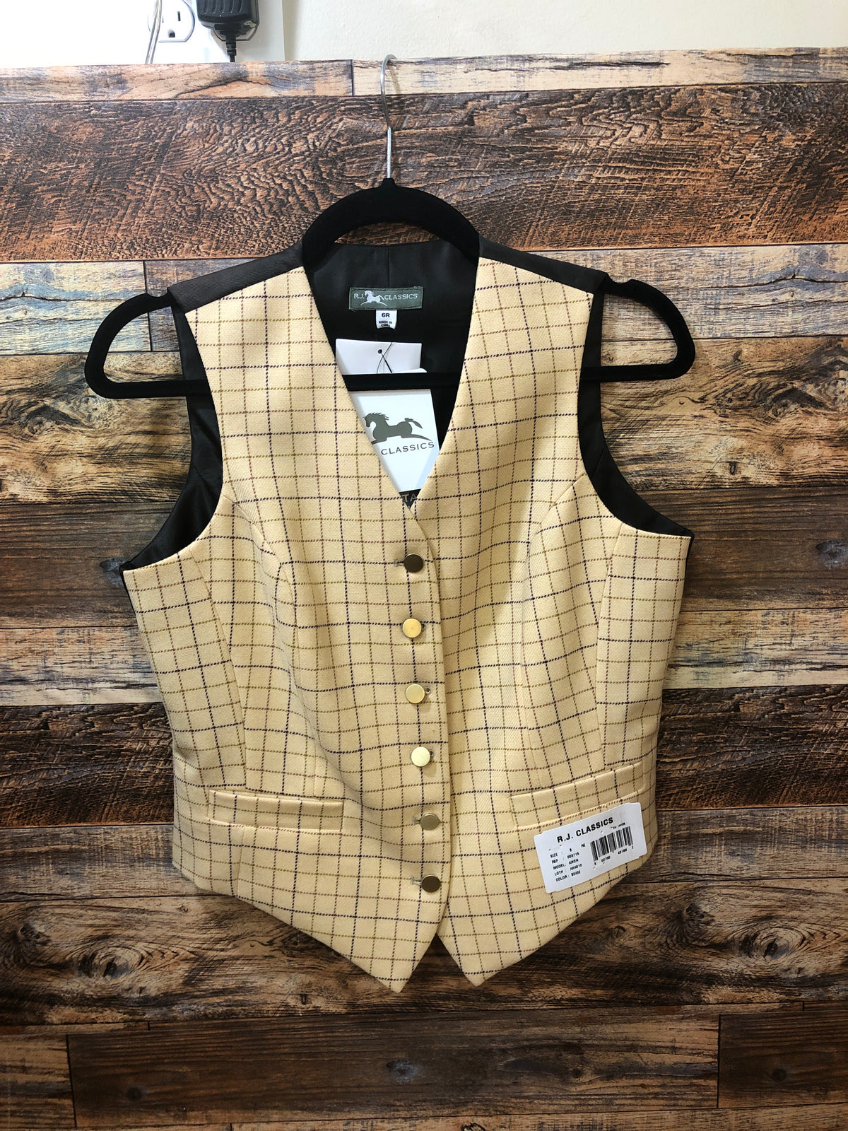 "Aiken" Tatersal Hunt Vest