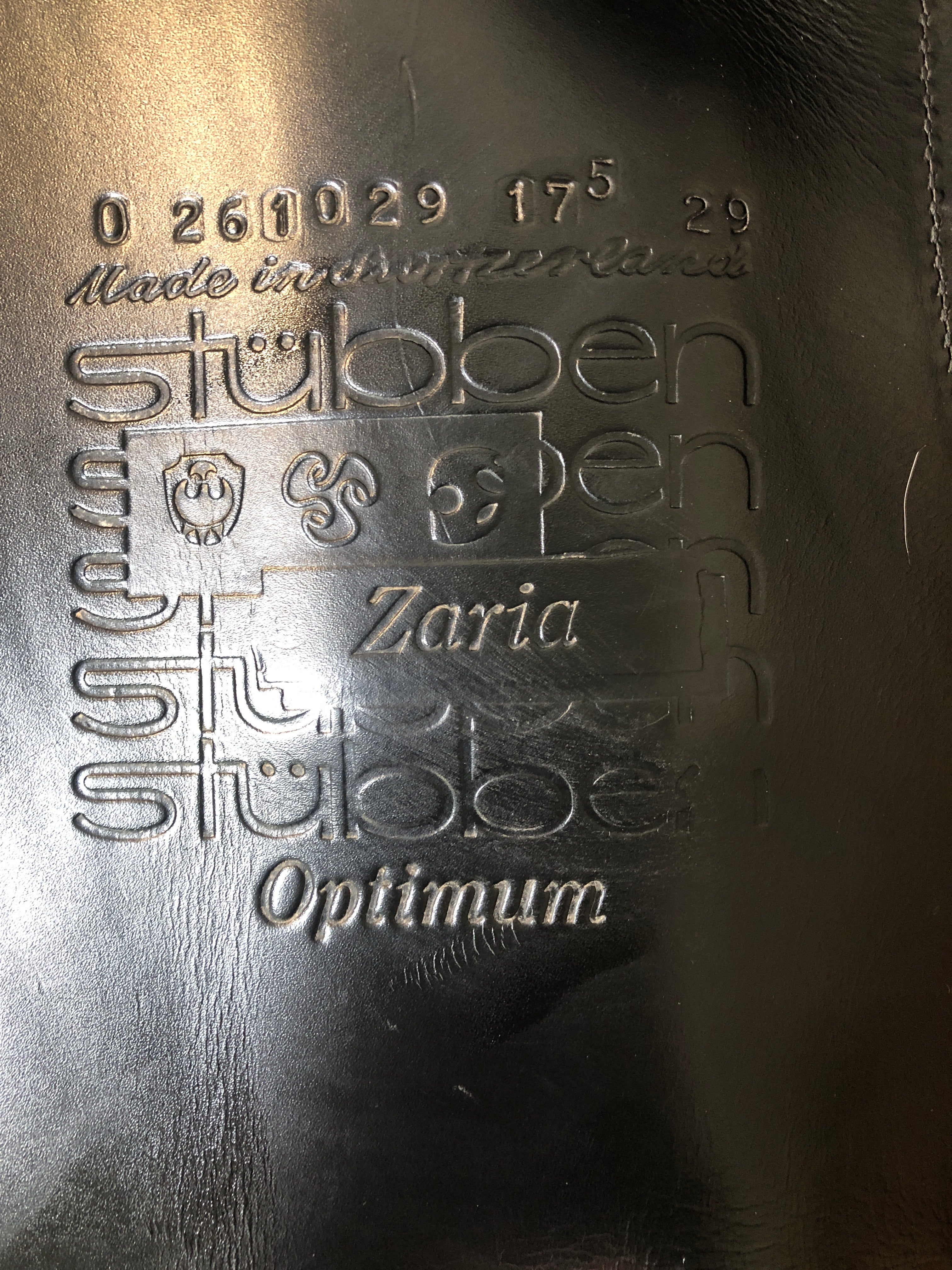 17.5" Stubben Zaria Optimum Monoflap Saddle