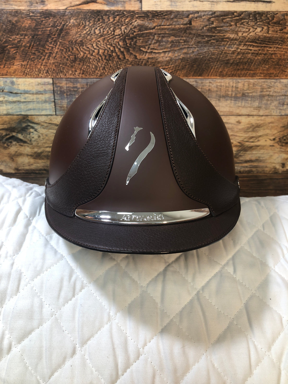 Galaxy Helment - Brown Matte - Brn Trim - Reg Brim **