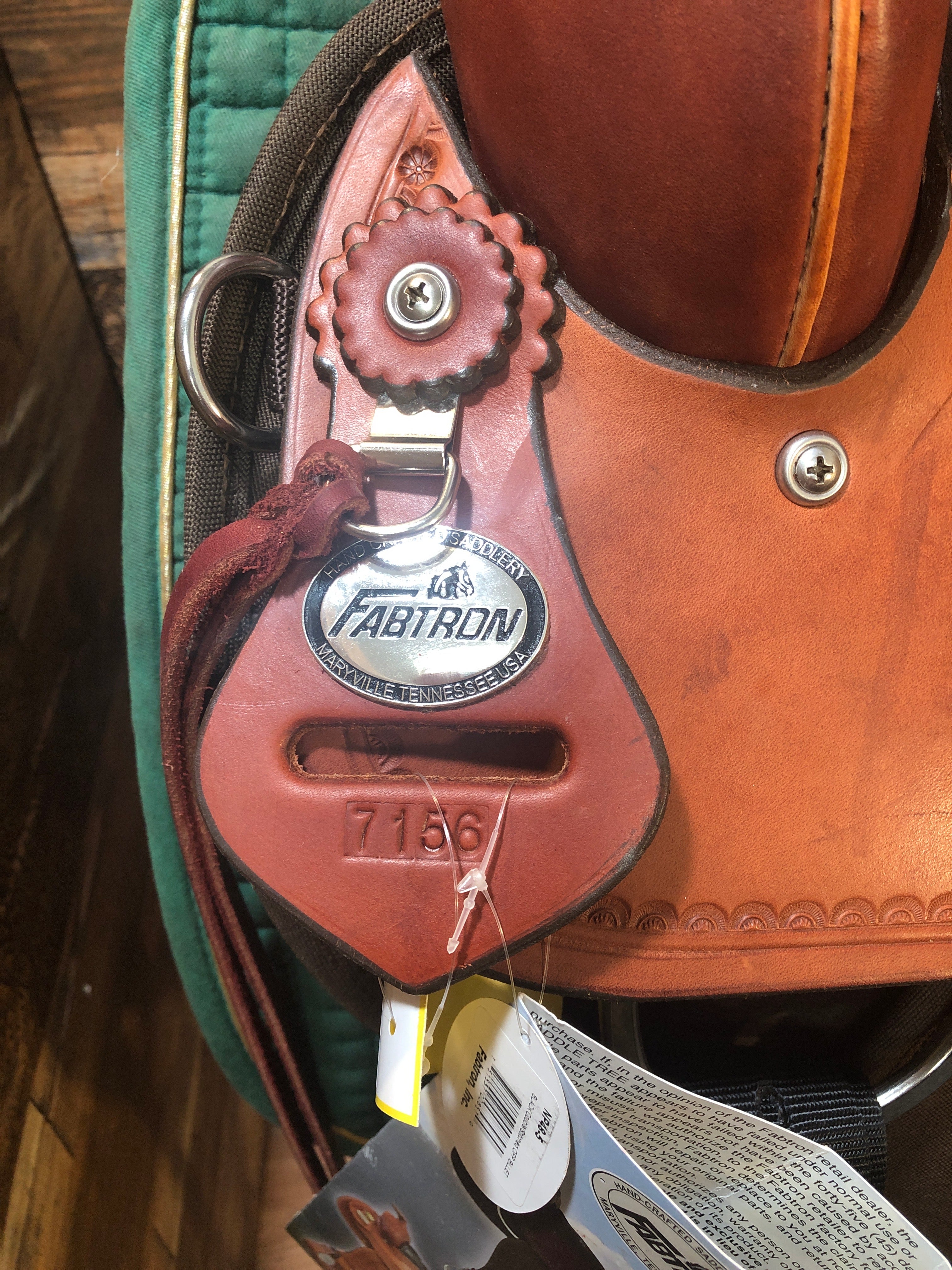 17" Fabtron Western Saddle