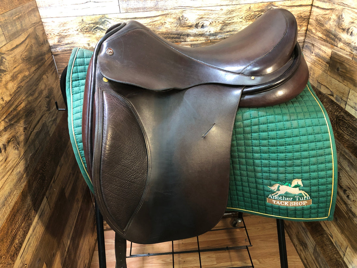 18" Lauriche Dressage Saddle - Brown