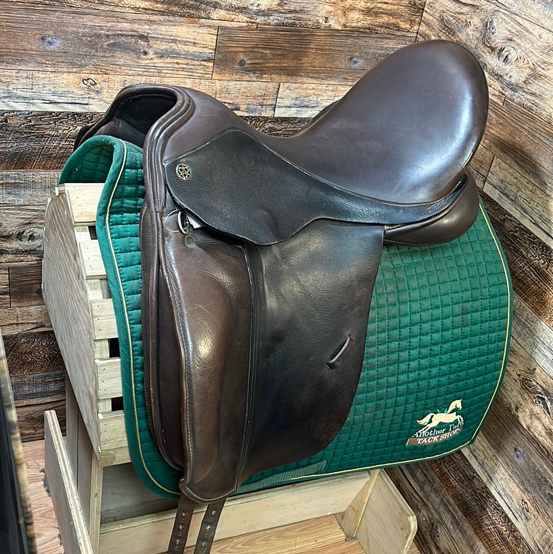 18" Trilogy Verago Elite Brown Dressage Saddle