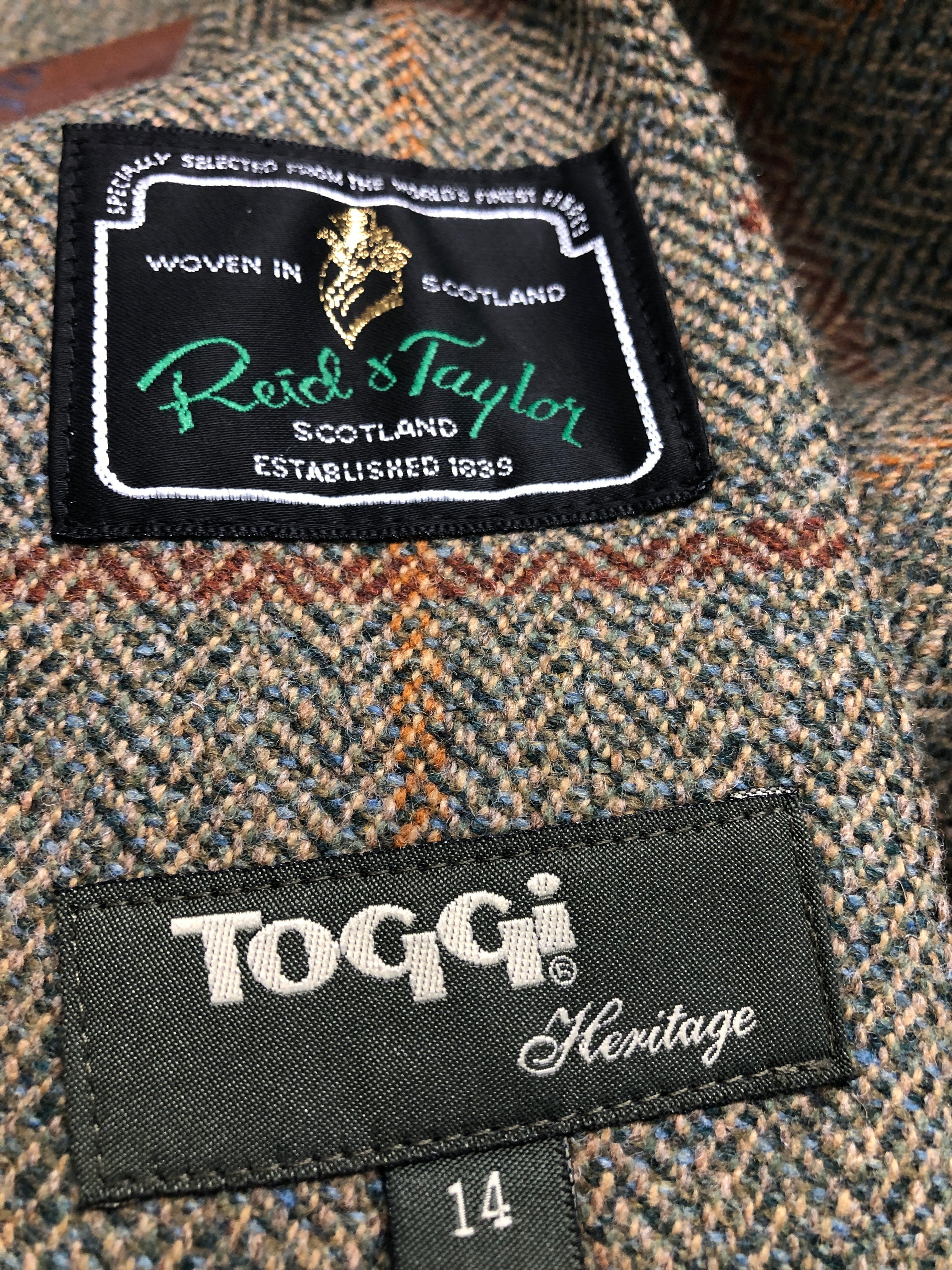 Toggi Ladies Hacking Jacket Olive Window Pane