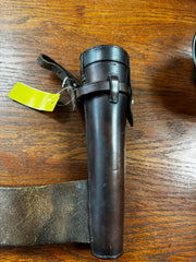 Gentleman's Flask and Leather Case