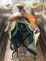 17" Hereford Brand Western Saddle