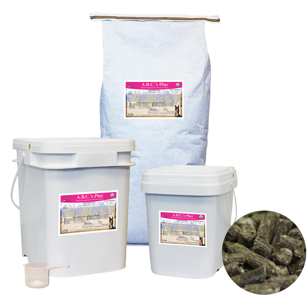 ABC's Plus® Organic - 25 Lb Bag – Another Turn Tack & Apparel