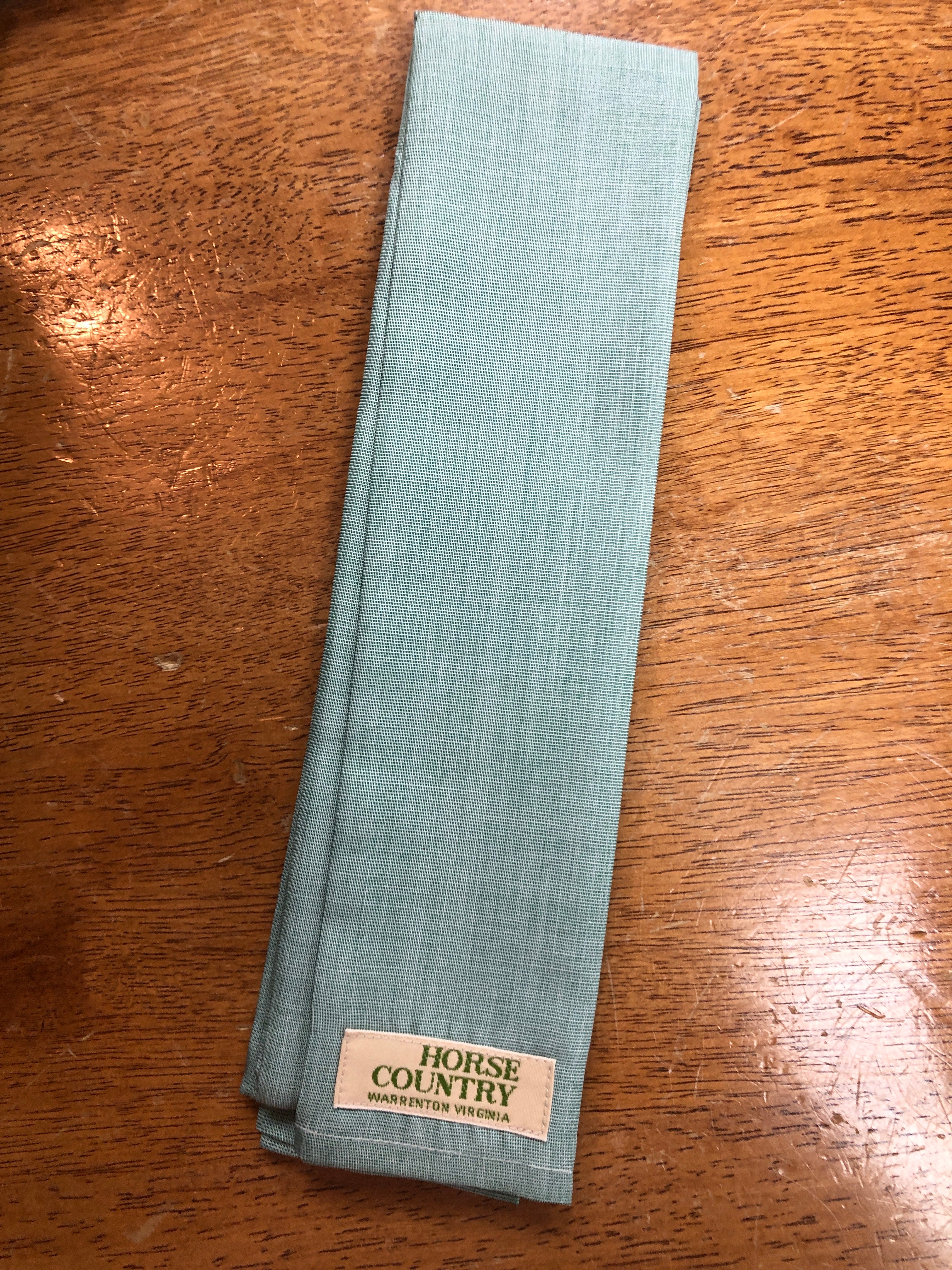 Horse Country Stock Tie Green