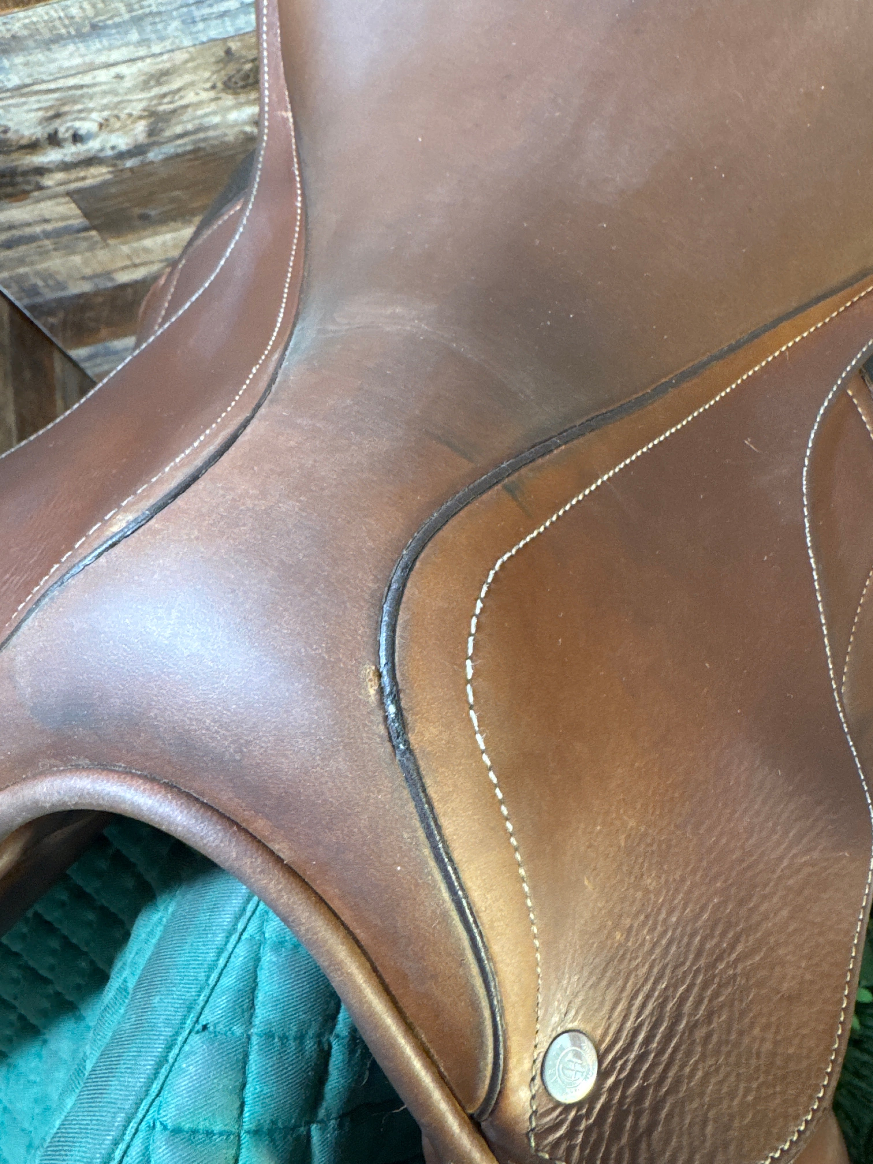 17.5" Arion Monoflap Jump Saddle