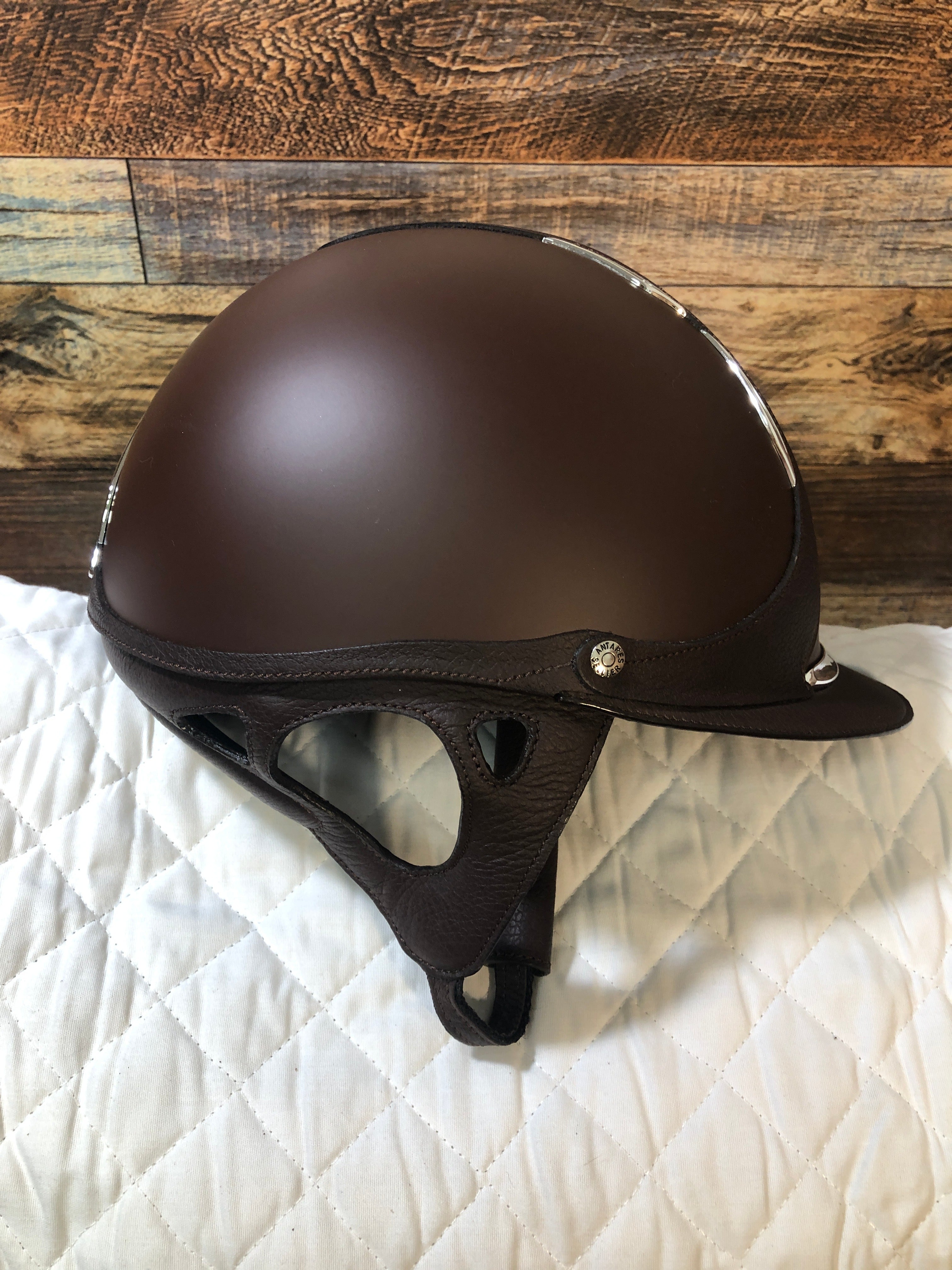 Galaxy Helment - Brown Matte - Brn Trim - Reg Brim **