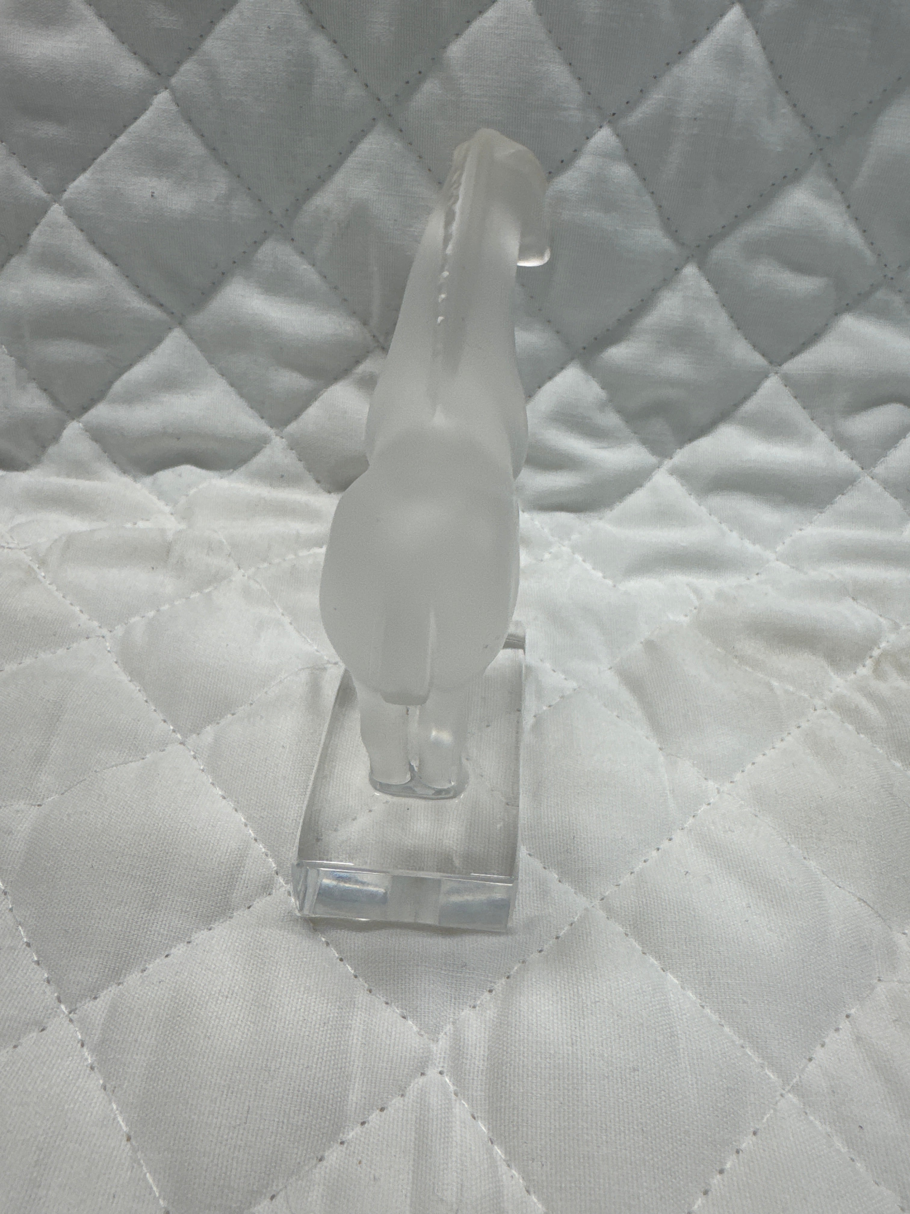 Lalique Glass Horse Figurine- Small