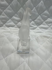 Lalique Glass Horse Figurine- Small