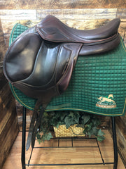 17.5" Devoucoux Chiberta Lab Monoflap Jump Saddle