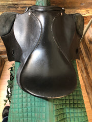 14" Blk Child Saddle 5"/10"