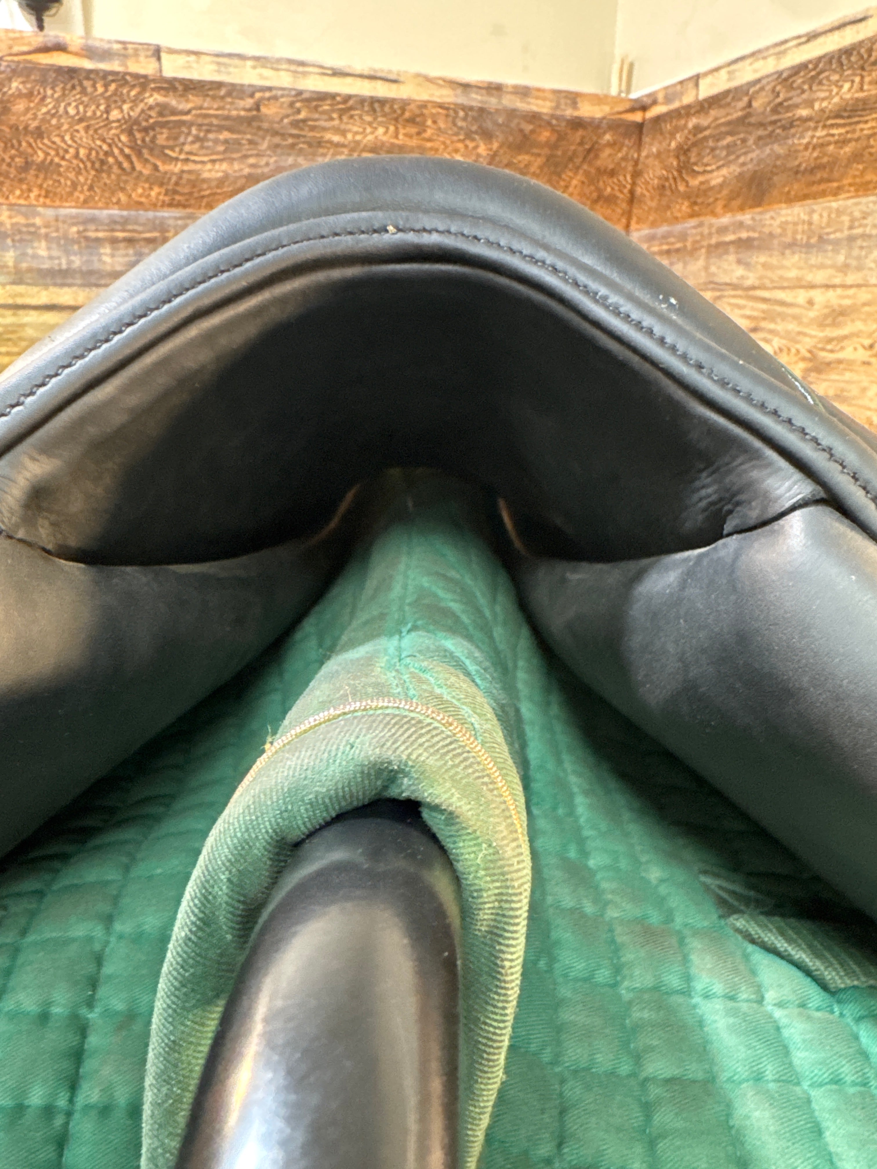 17.5" DC Stackhouse Ellis Dressage Saddle (2026) Green Acct