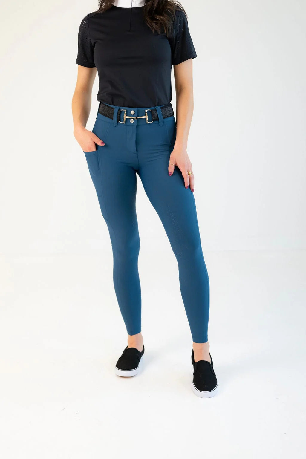 Lux Zip Breeches | Ocean