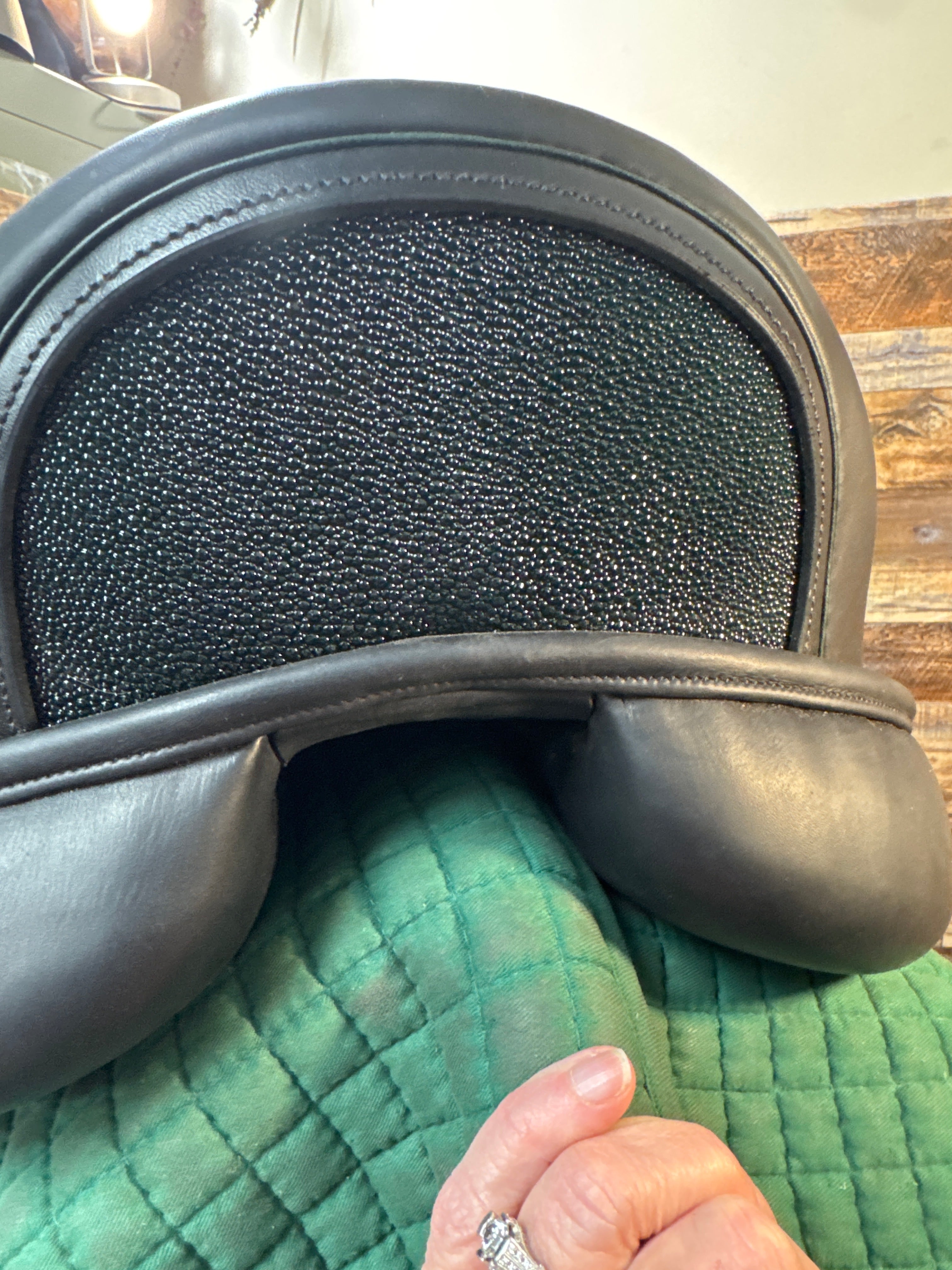 17.5" DC Stackhouse Ellis Dressage Saddle (2026) Green Acct