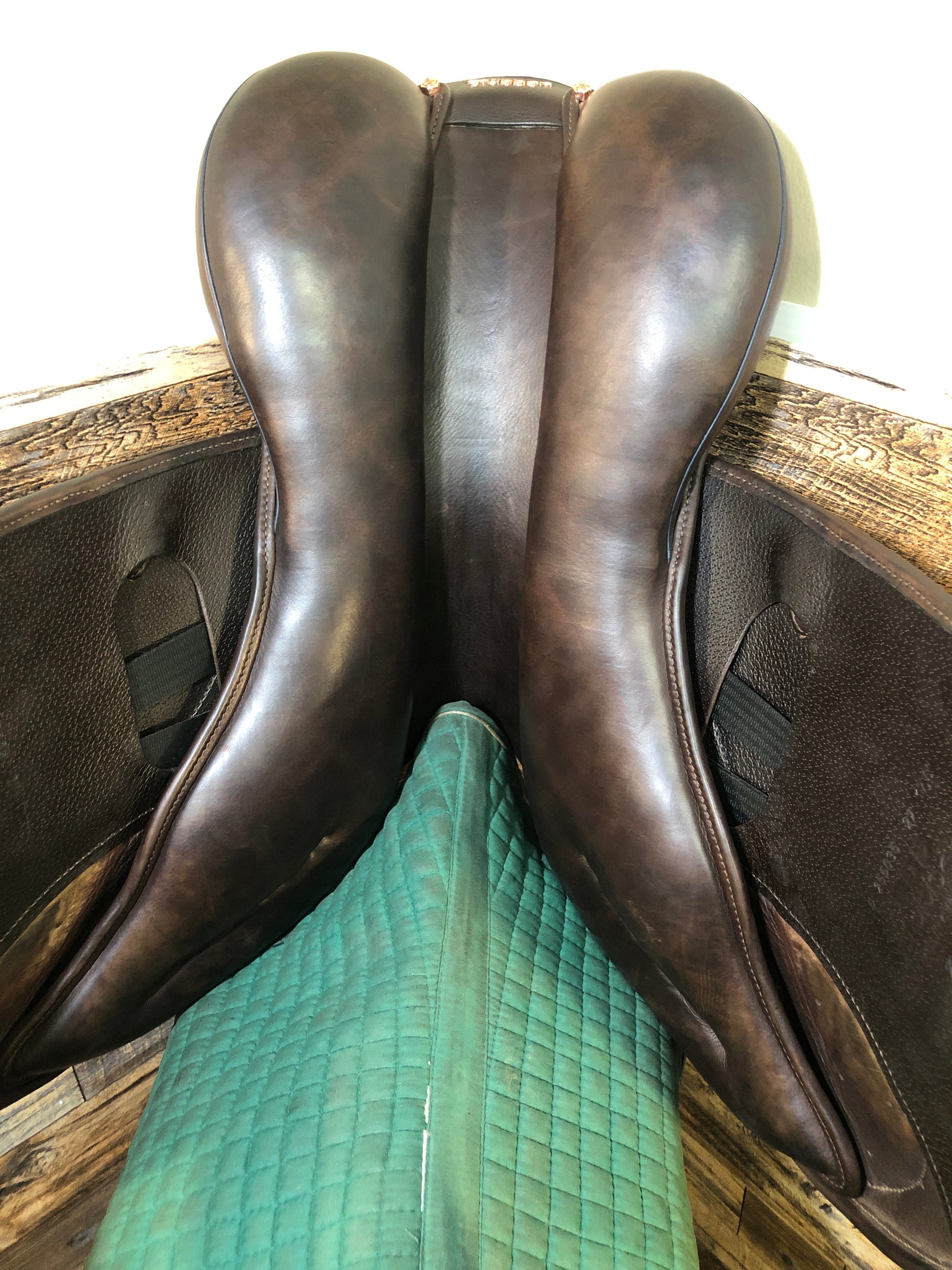 17.5" Zaria Optimum Stubben Jump Saddle