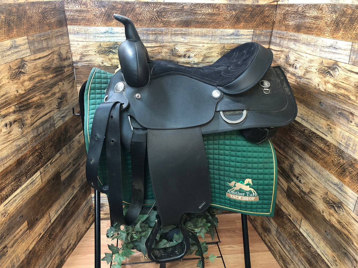 16" Wintec Western Saddle - patch in seat
