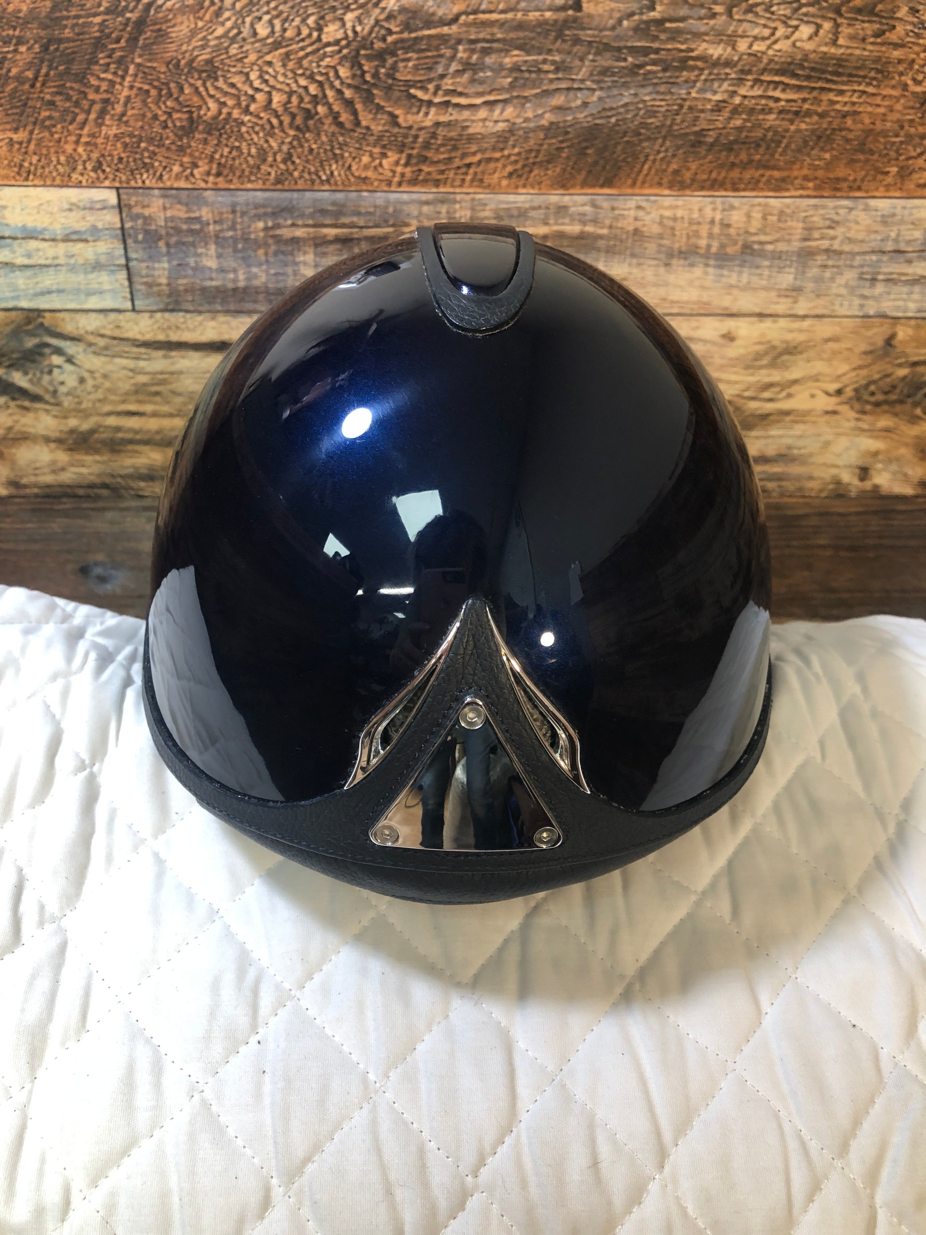 Premium Galaxy Eclipse Helmet - Navy - Silver Trim**