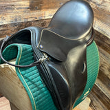 17.5" Advanced Saddle Fit Detente Monoflap Dressage Saddle