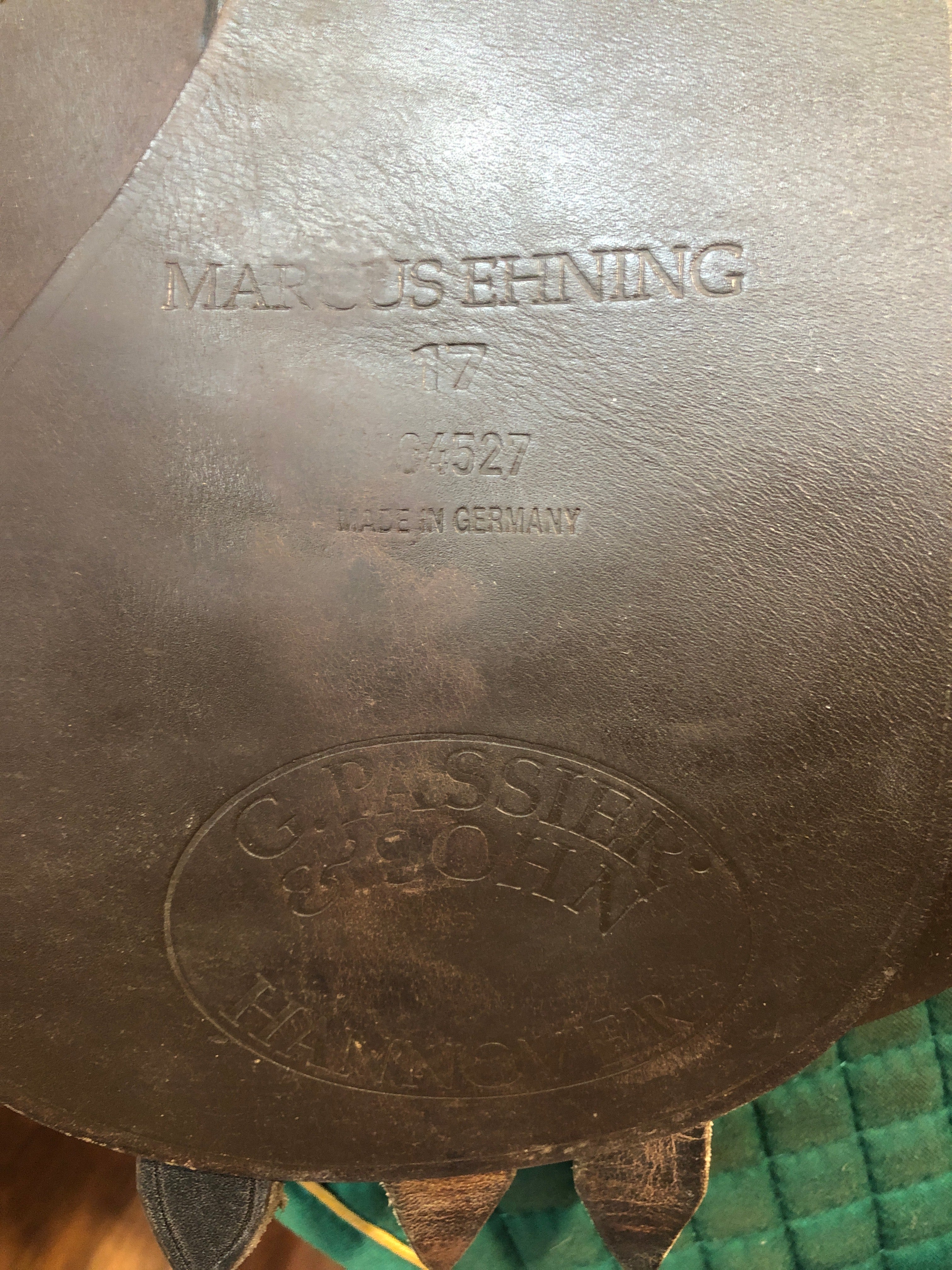 17" Passier 2016 Marcus Ehning Close Contact Saddle