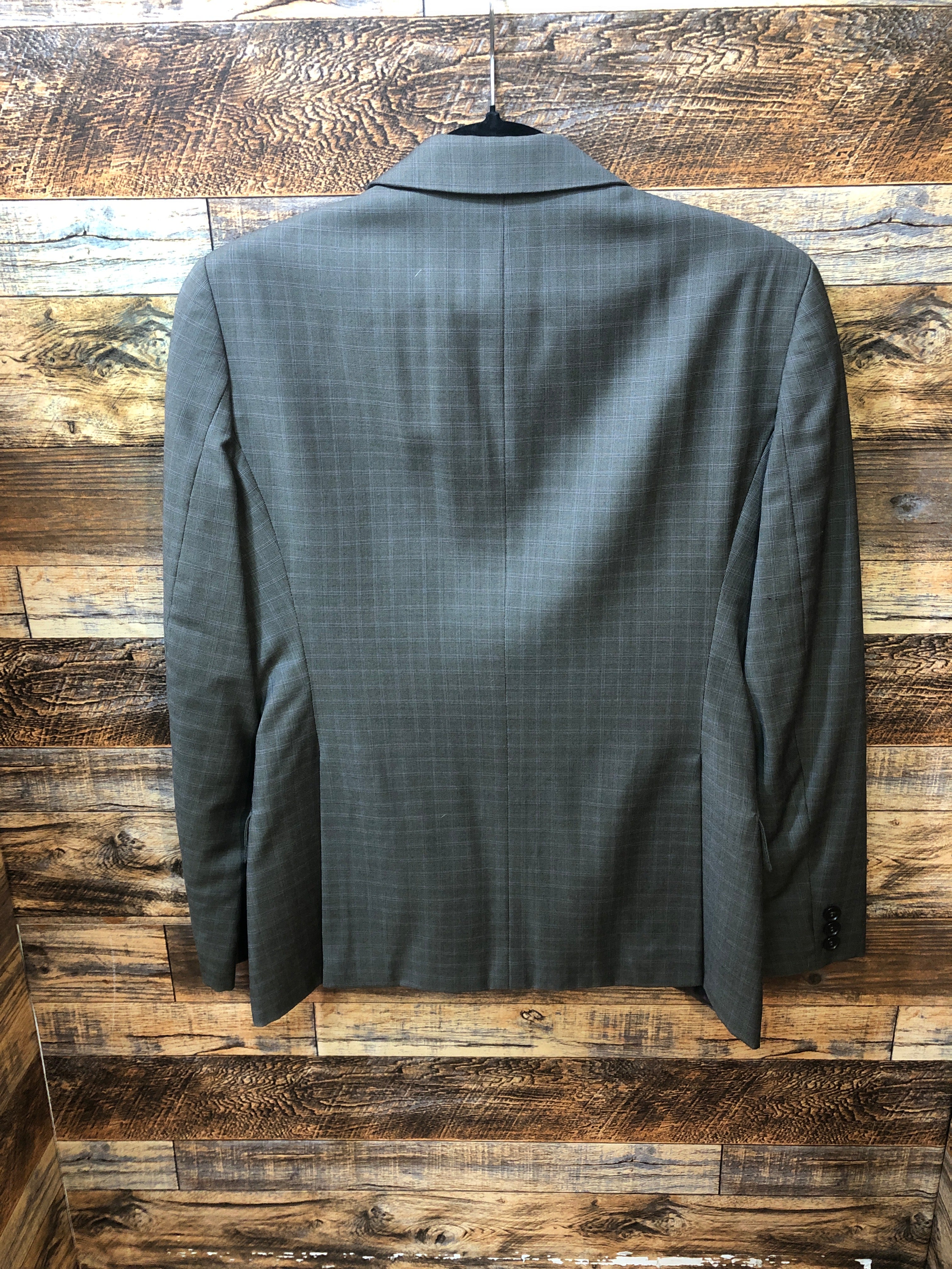 Horse Country Grey & Pink small windowpane jacket