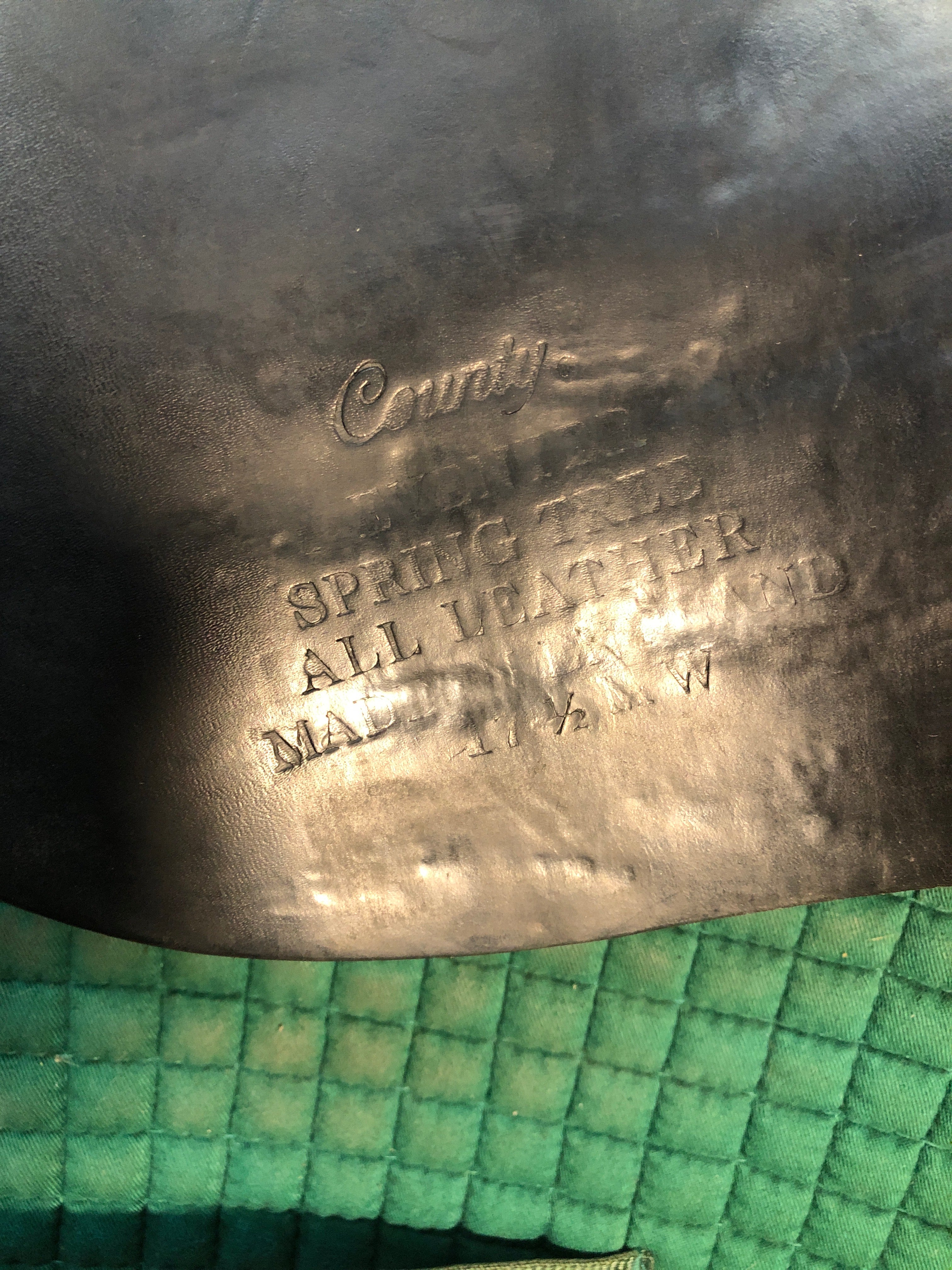 17.5" County Eventer Jump Saddle