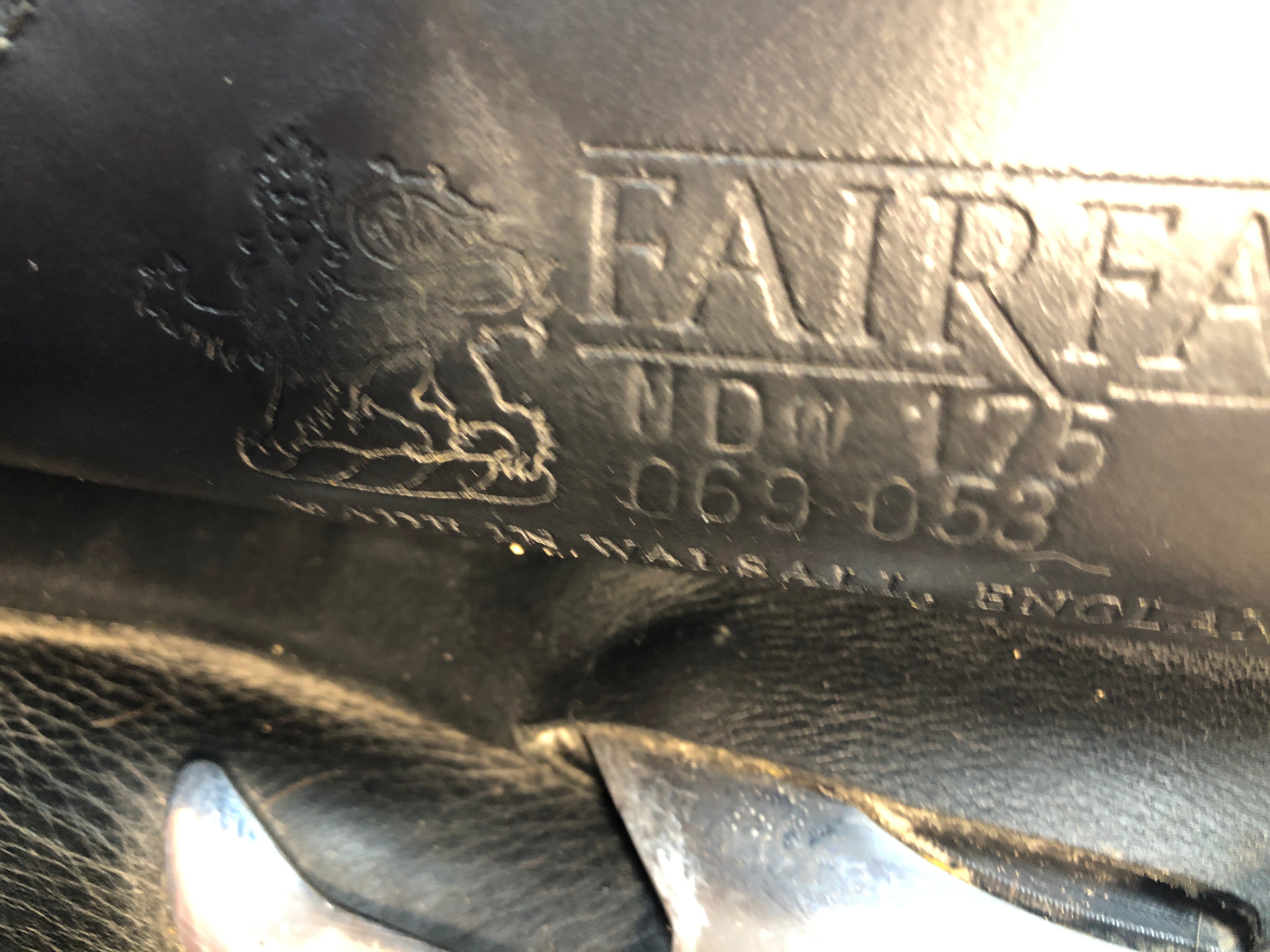 17.5" Fairfax Rebecca MonoFlap Dressage 16.5 flap